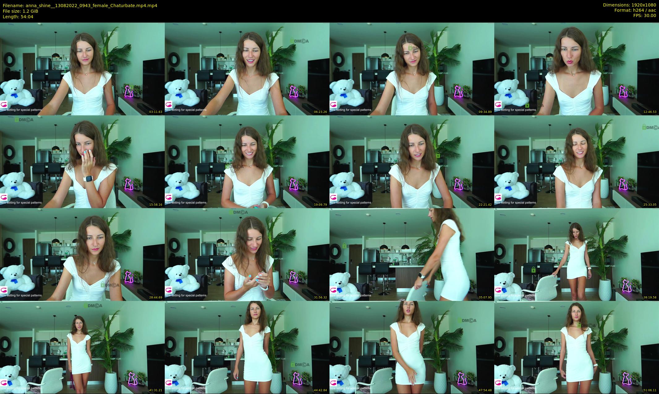 anna_shine_ — 55 minute Chaturbate female cam show recording, 1080p, Aug 13, 2022