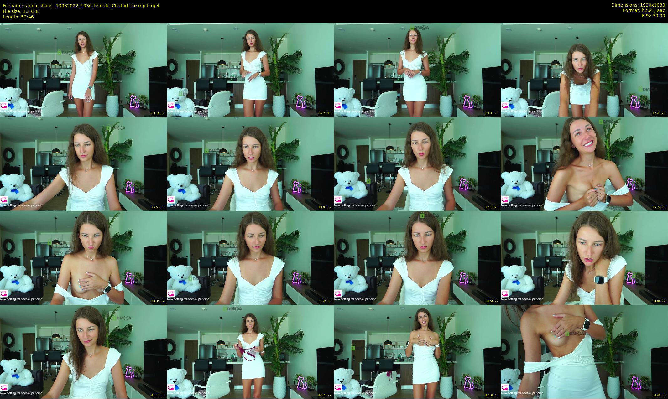 anna_shine_ — 54 minute Chaturbate female cam show recording, 1080p, Aug 13, 2022
