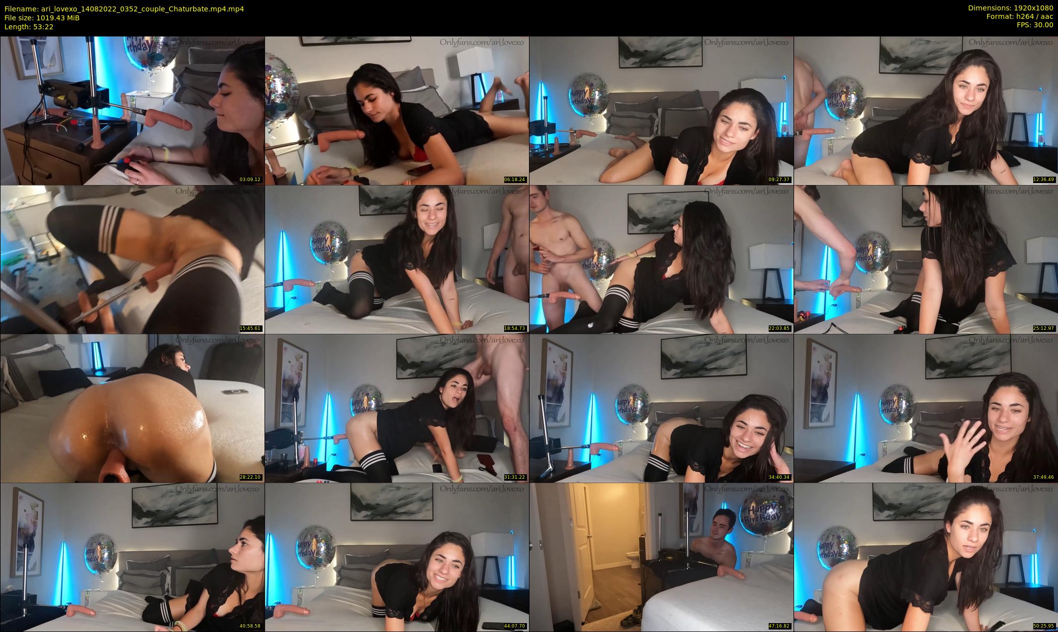 ari_lovexo — 54 minute Chaturbate couple cam show recording, 1080p, Aug 14, 2022