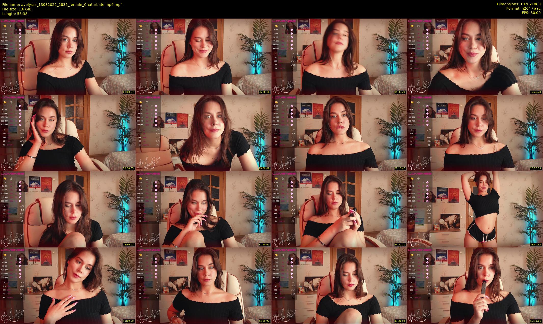 avelyssa — 54 minute Chaturbate female cam show recording, 1080p, Aug 13, 2022