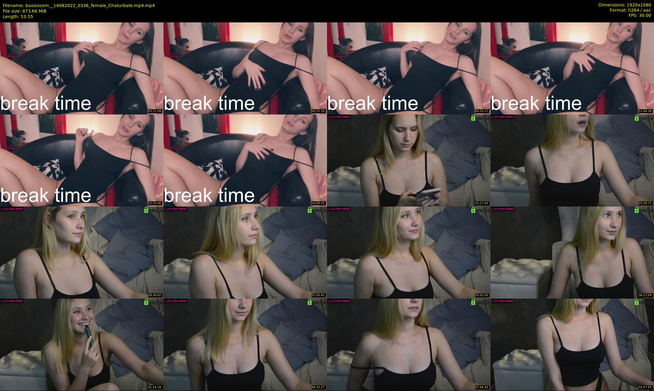boooooom_ — 54 minute Chaturbate female cam show recording, 1080p, Aug 14, 2022