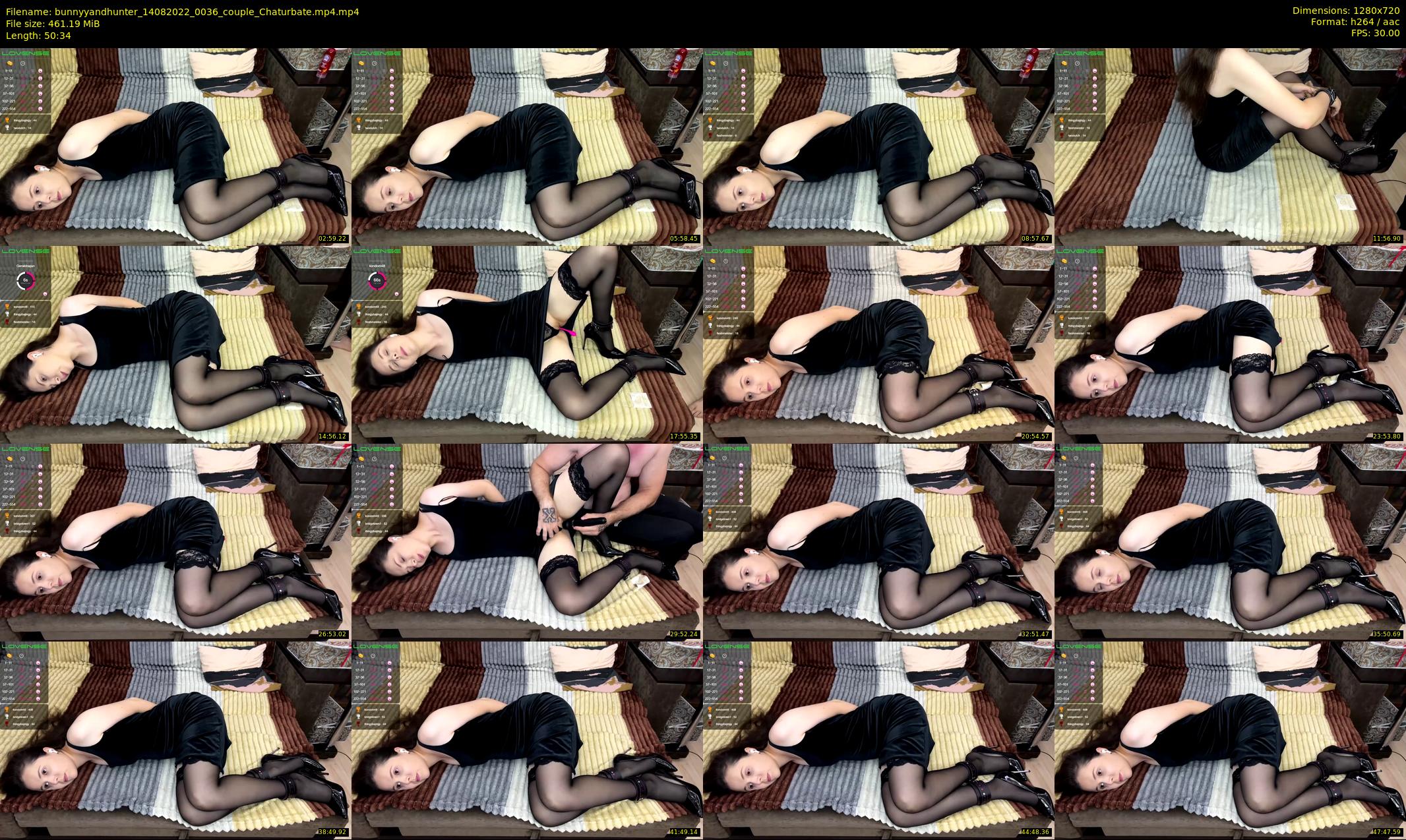 bunnyyandhunter — 51 minute Chaturbate couple cam show recording, 720p, Aug 14, 2022