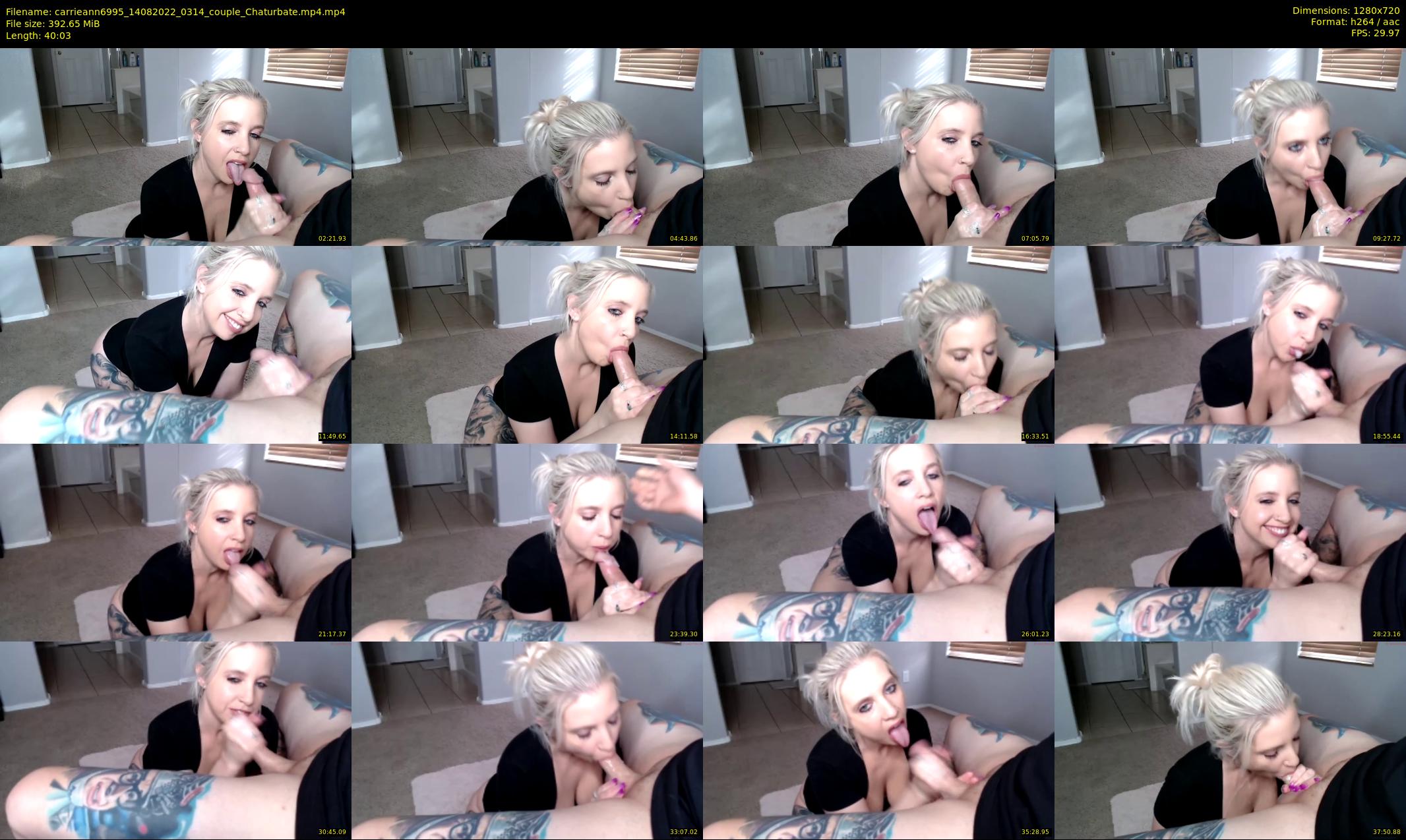 carrieann6995 — 41 minute Chaturbate couple cam show recording, 720p, Aug 14, 2022