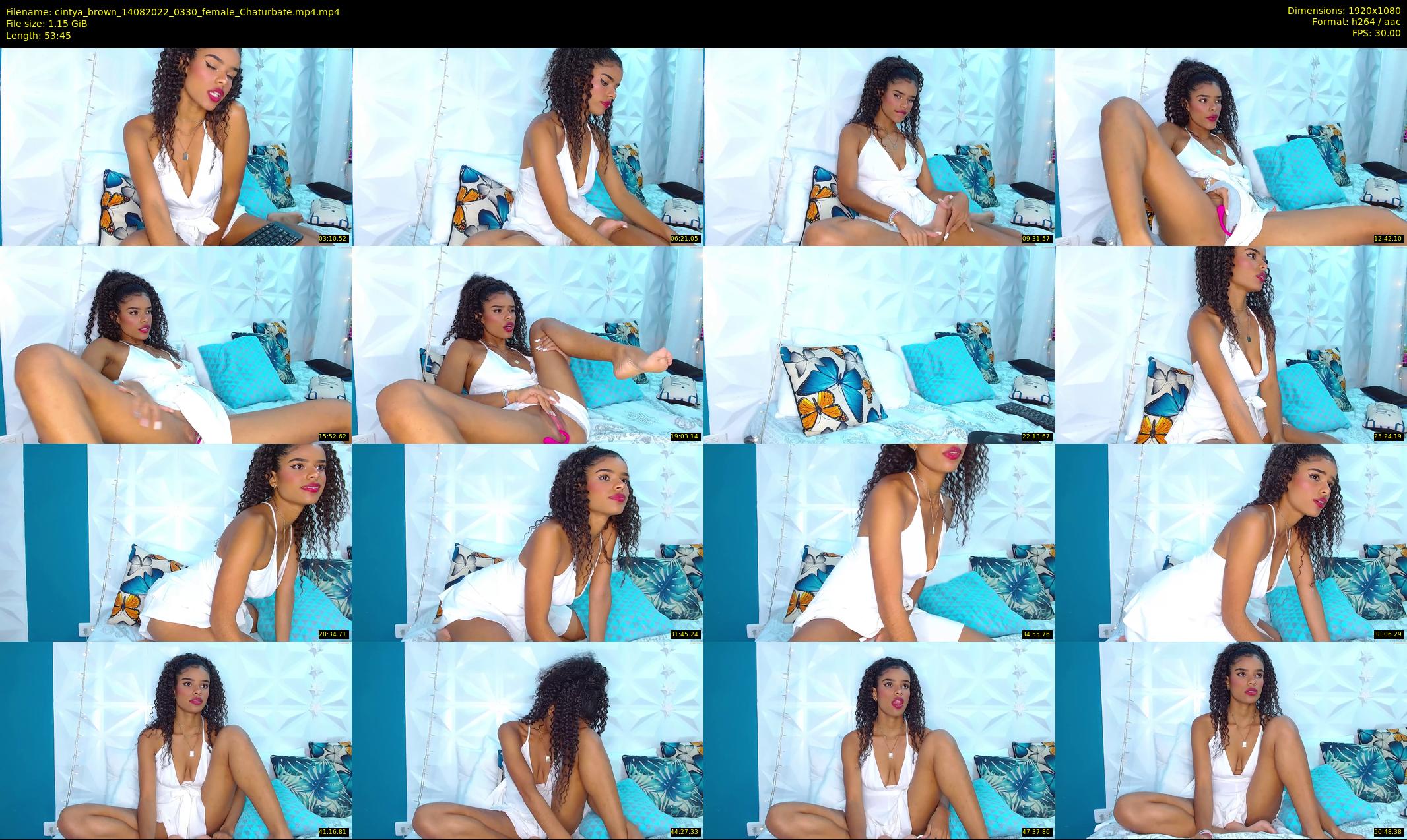 cintya_brown — 54 minute Chaturbate female cam show recording, 1080p, Aug 14, 2022