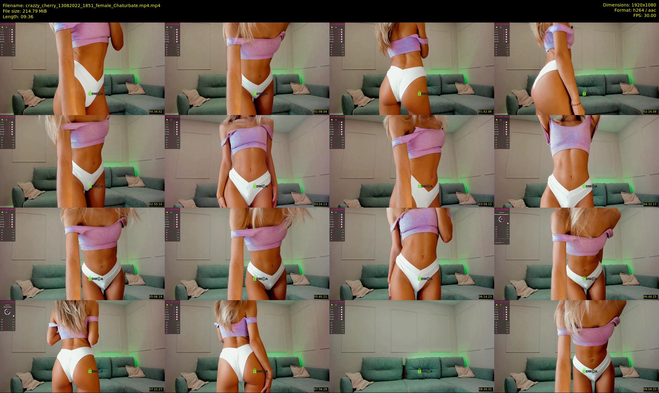 crazzy_cherry — 10 minute Chaturbate female cam show recording, 1080p, Aug 13, 2022