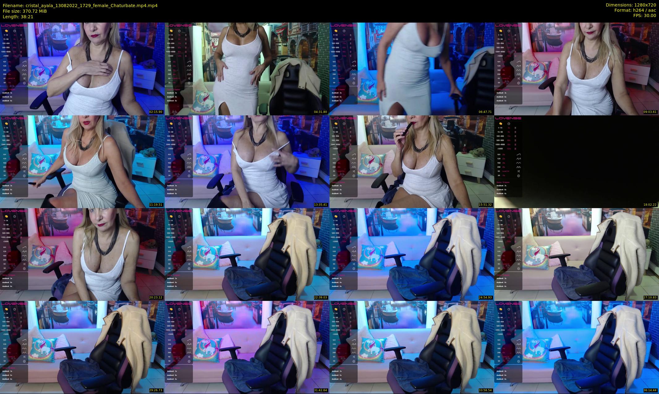 cristal_ayala — 39 minute Chaturbate female cam show recording, 720p, Aug 13, 2022