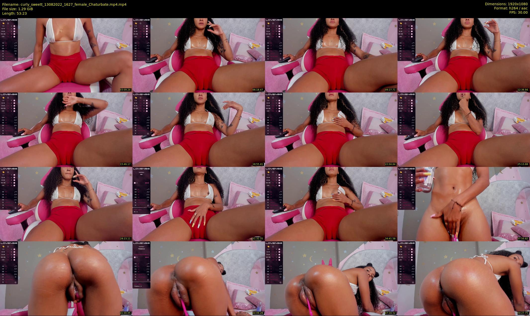 curly_sweett — 54 minute Chaturbate female cam show recording, 1080p, Aug 13, 2022