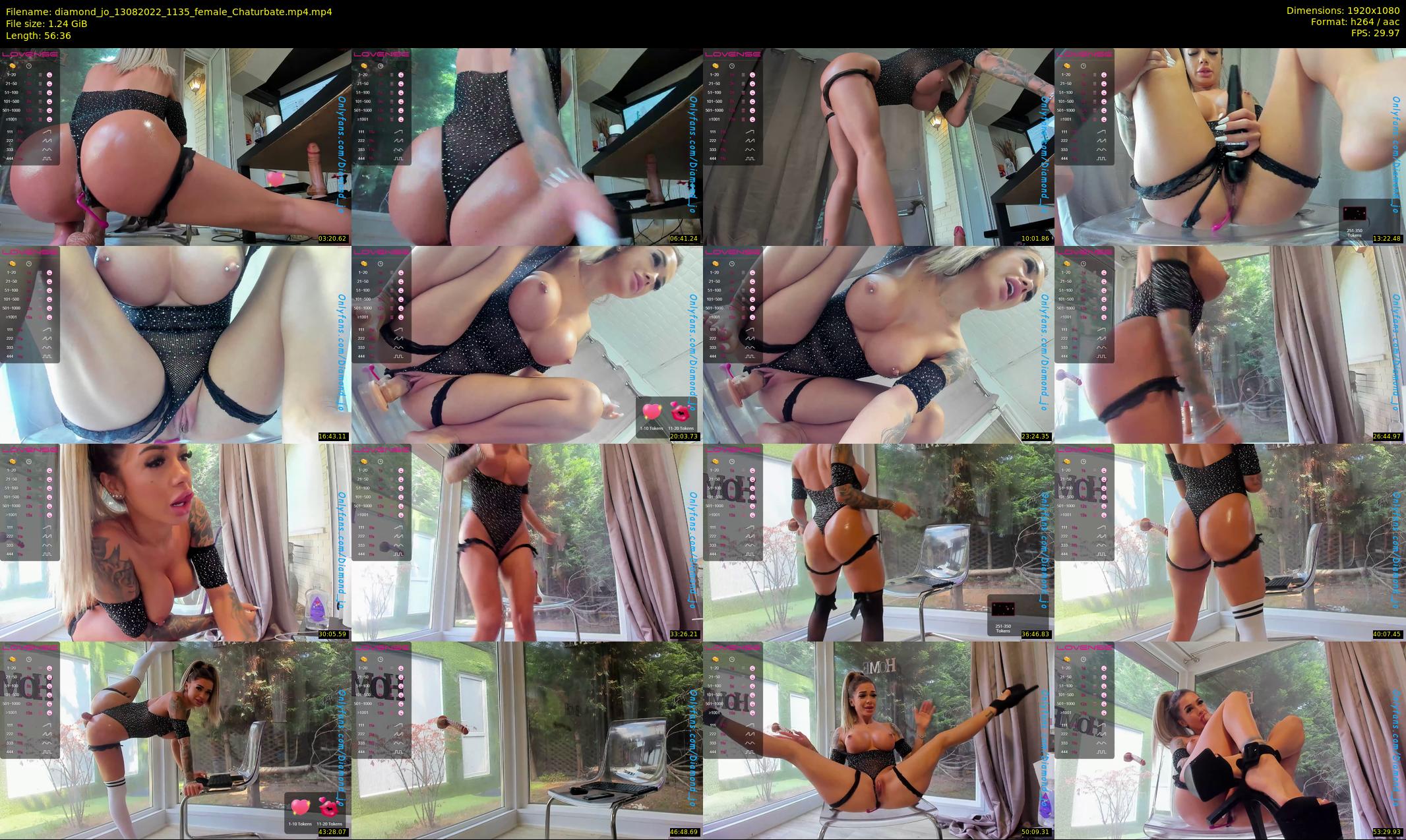 diamond_jo — 57 minute Chaturbate female cam show recording, 1080p, Aug 13, 2022