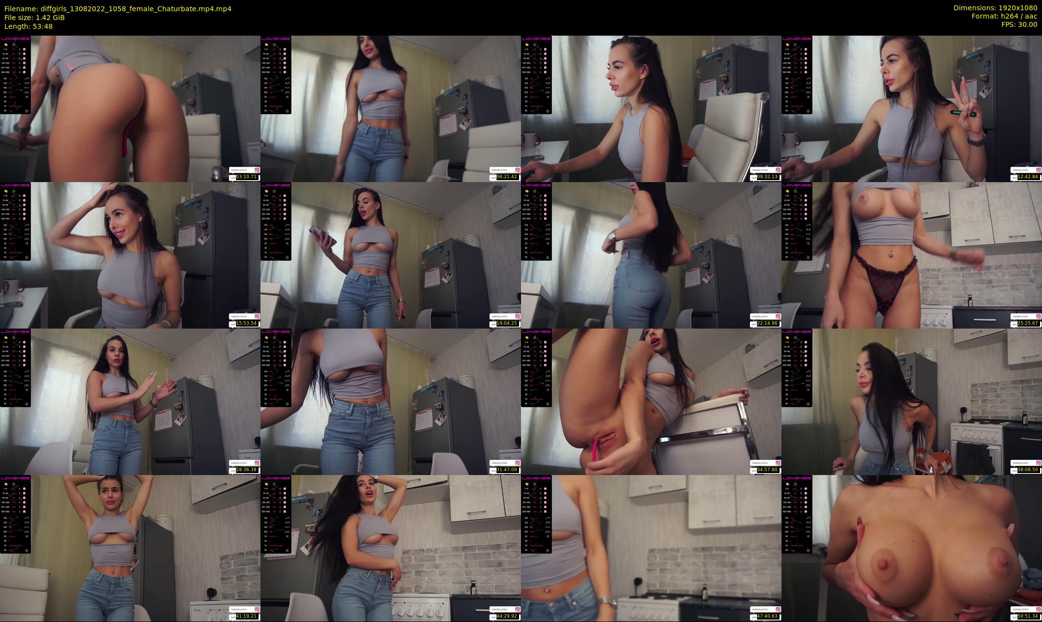 diffgirls — 54 minute Chaturbate female cam show recording, 1080p, Aug 13, 2022