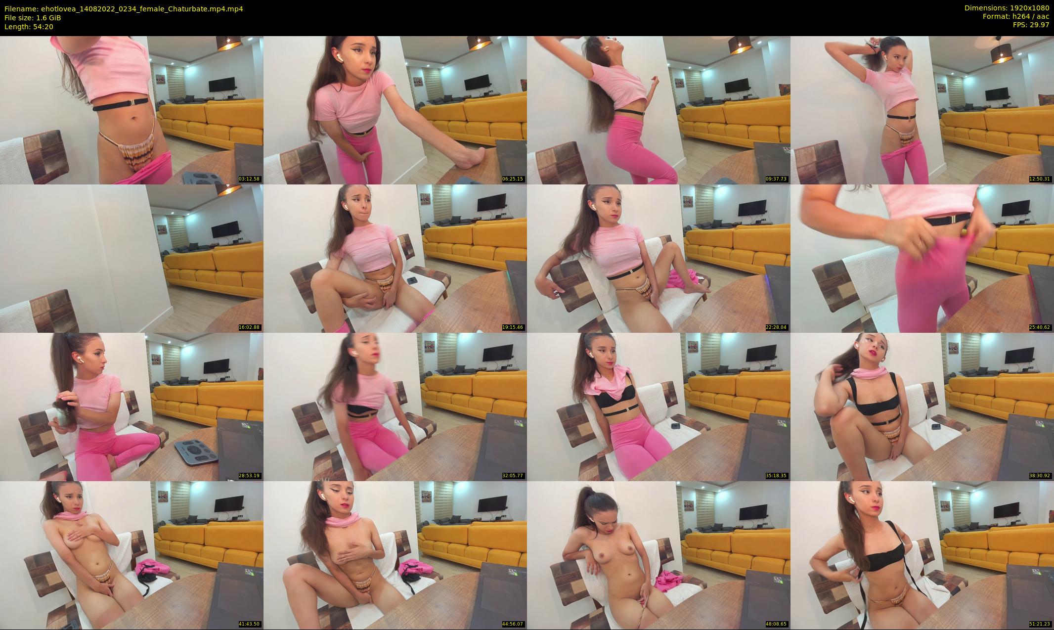 ehotlovea — 55 minute Chaturbate female cam show recording, 1080p, Aug 14, 2022