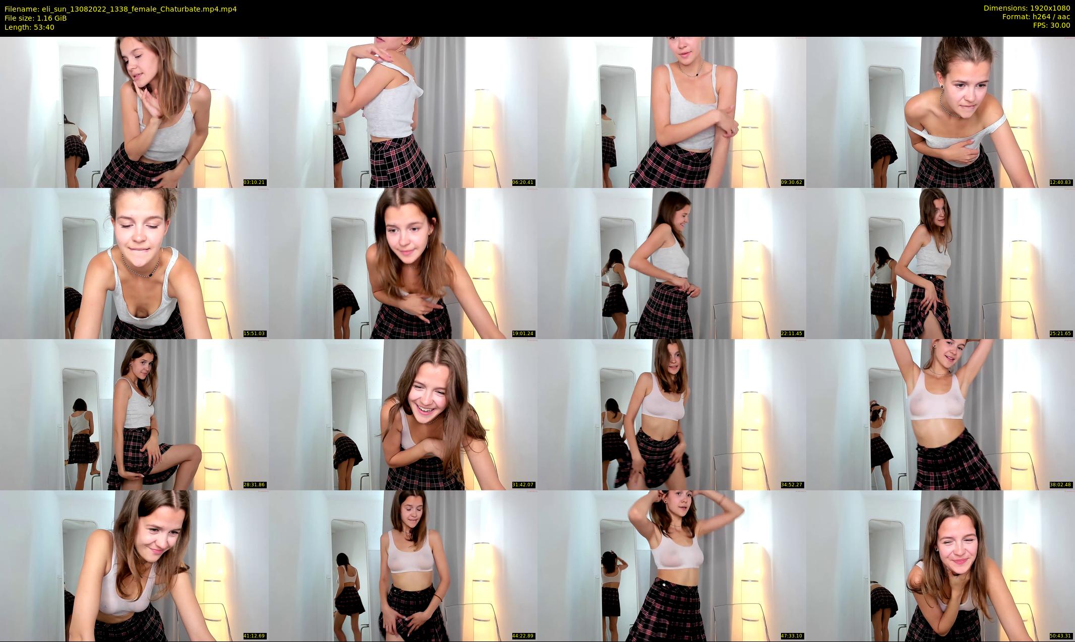 eli_sun — 54 minute Chaturbate female cam show recording, 1080p, Aug 13, 2022