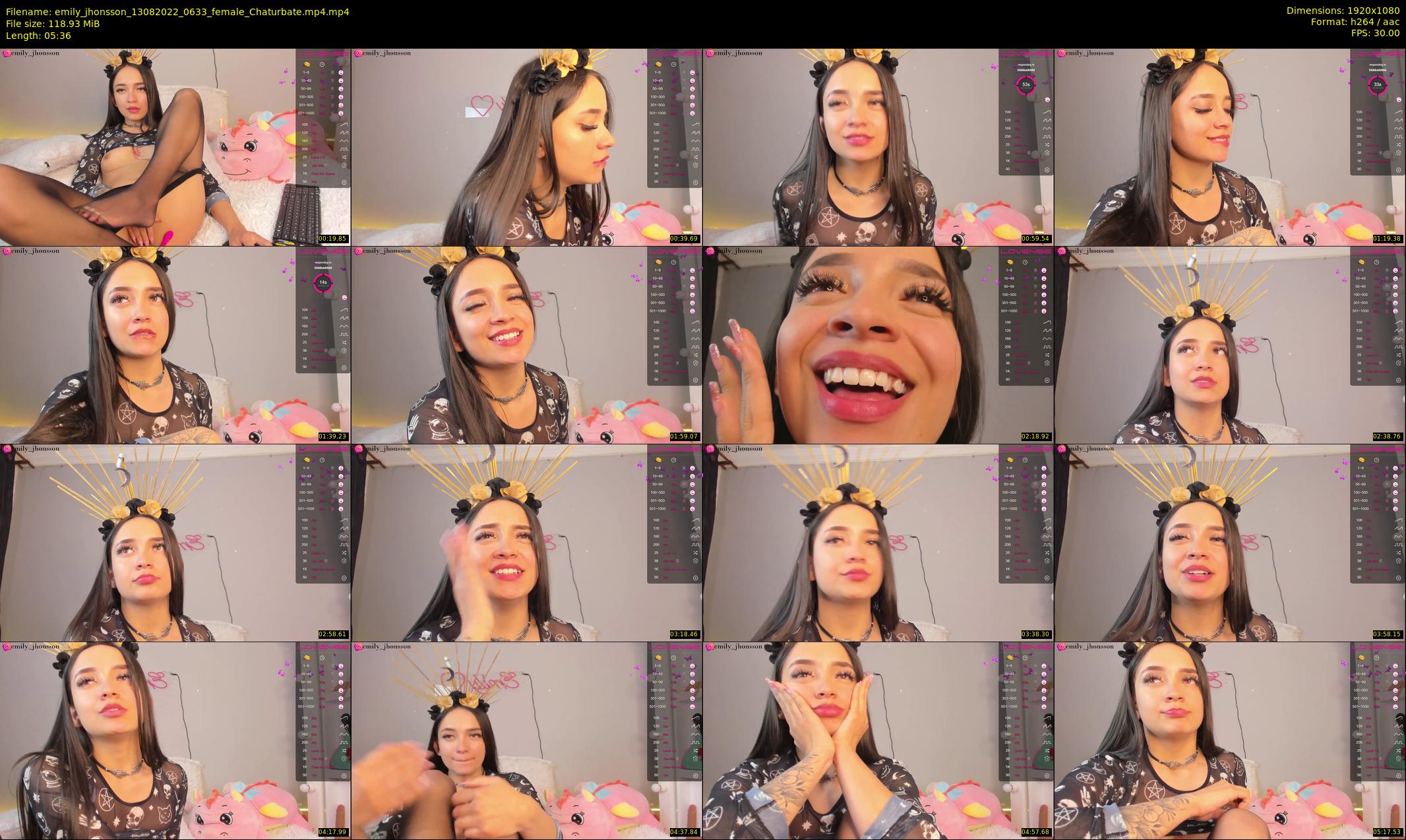emily_jhonsson — 6 minute Chaturbate female cam show recording, 1080p, Aug 13, 2022