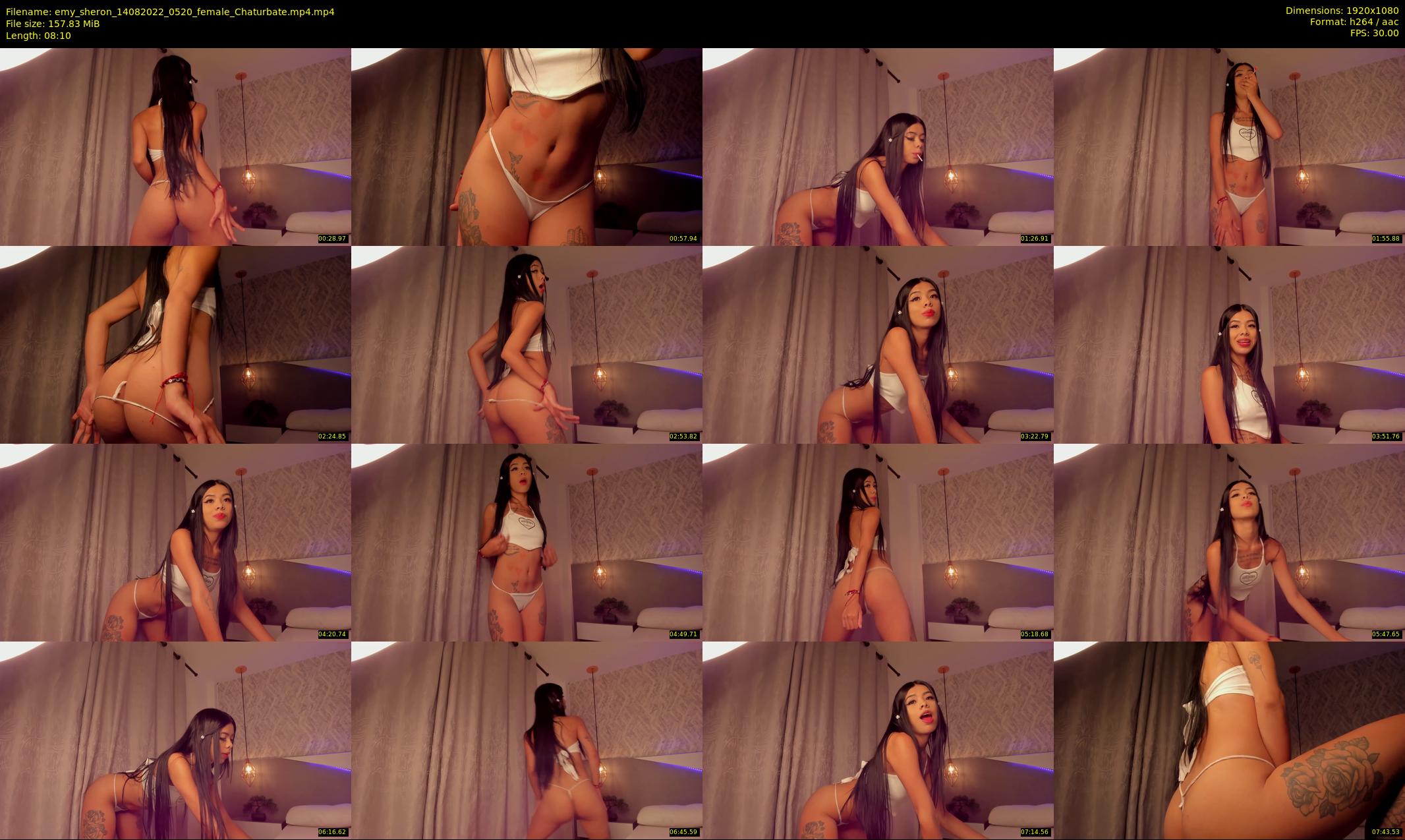 emy_sheron — 9 minute Chaturbate female cam show recording, 1080p, Aug 14, 2022
