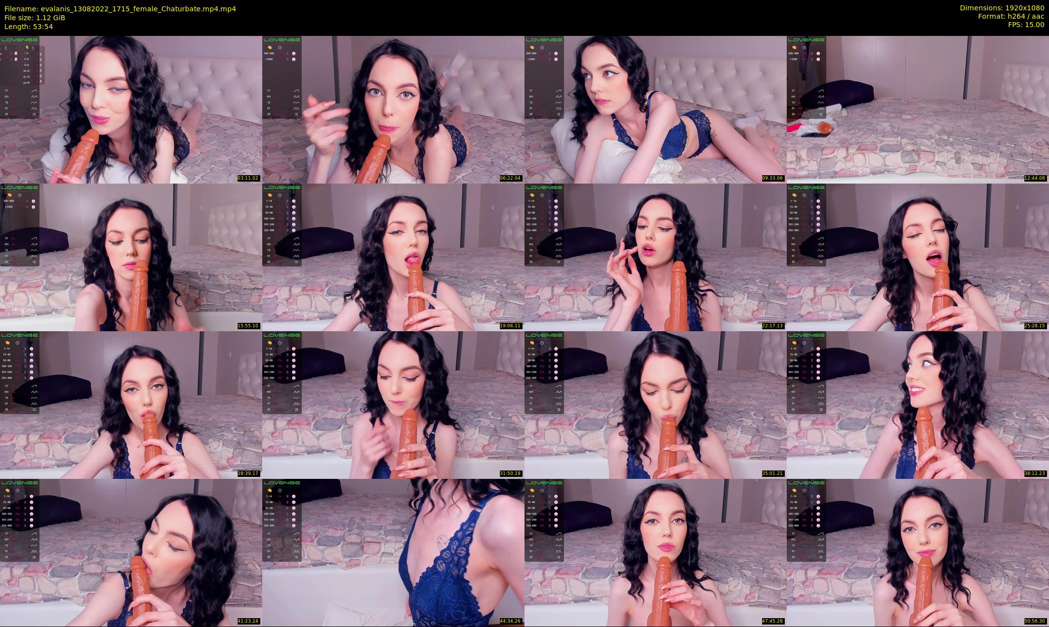 evalanis — 54 minute Chaturbate couple cam show recording, 1080p, Aug 13, 2022