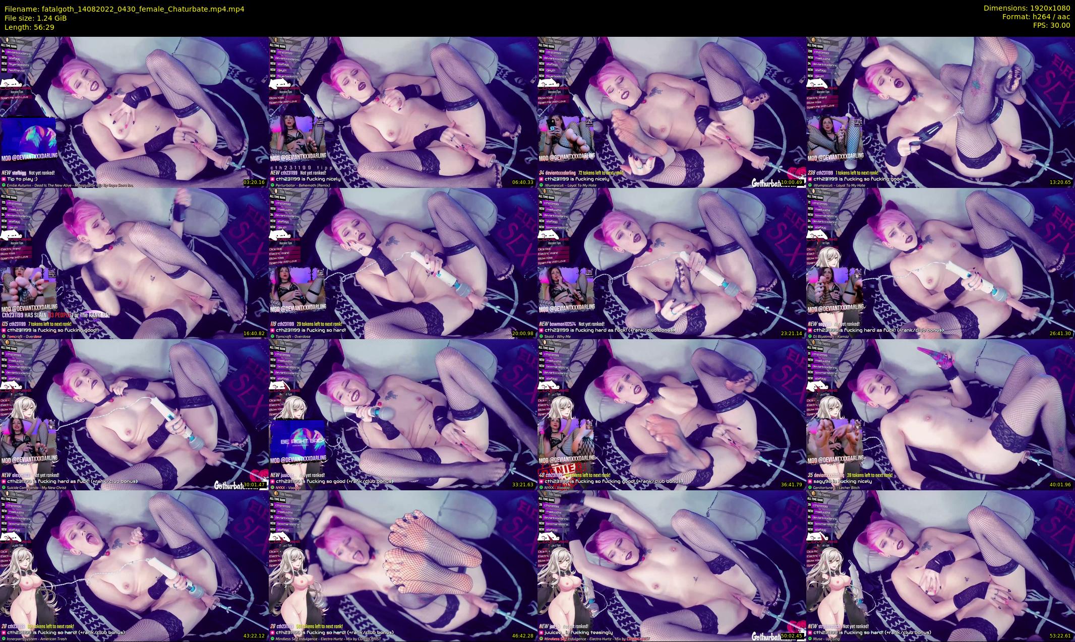 fatalgoth — 57 minute Chaturbate couple cam show recording, 1080p, Aug 14, 2022