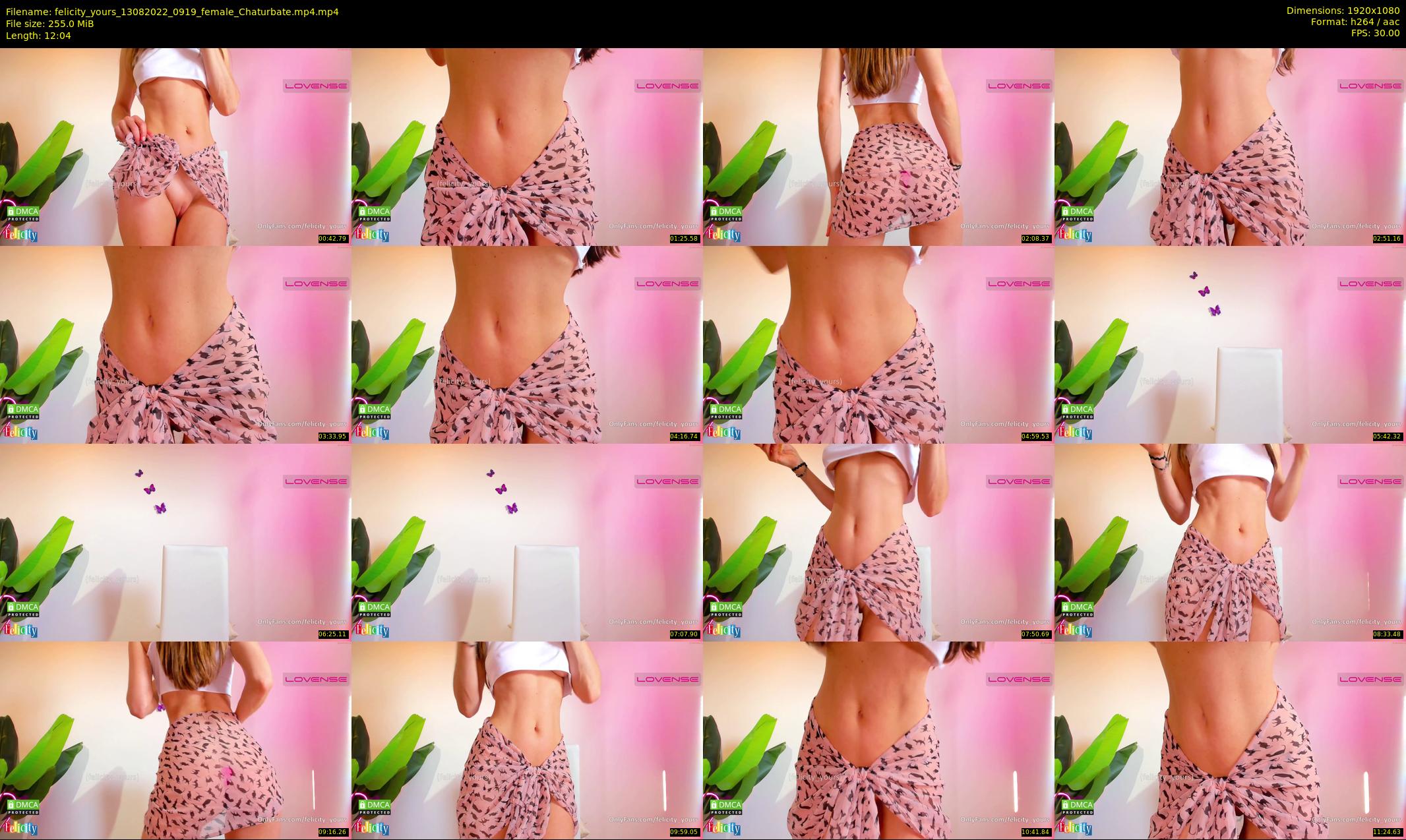 felicity_yours — 13 minute Chaturbate female cam show recording, 1080p, Aug 13, 2022
