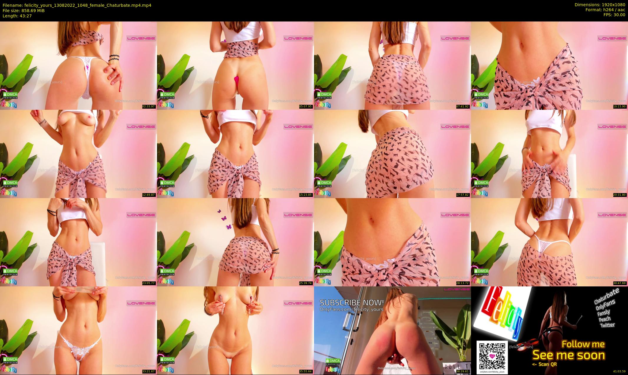felicity_yours — 44 minute Chaturbate female cam show recording, 1080p, Aug 13, 2022