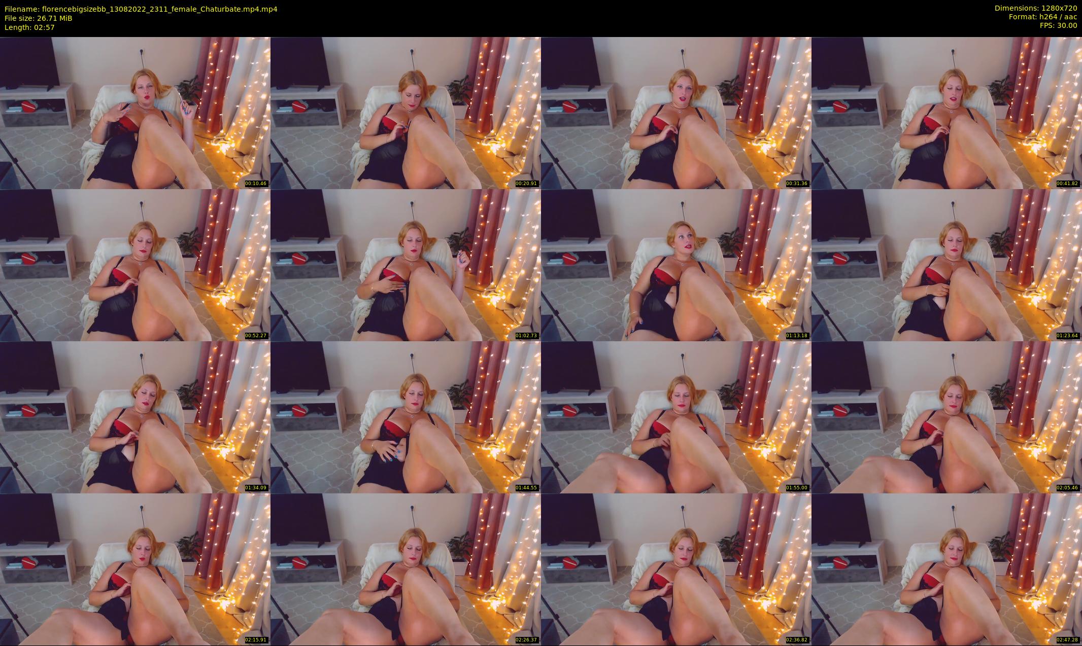 florencebigsizebb — 3 minute Chaturbate female cam show recording, 720p, Aug 13, 2022