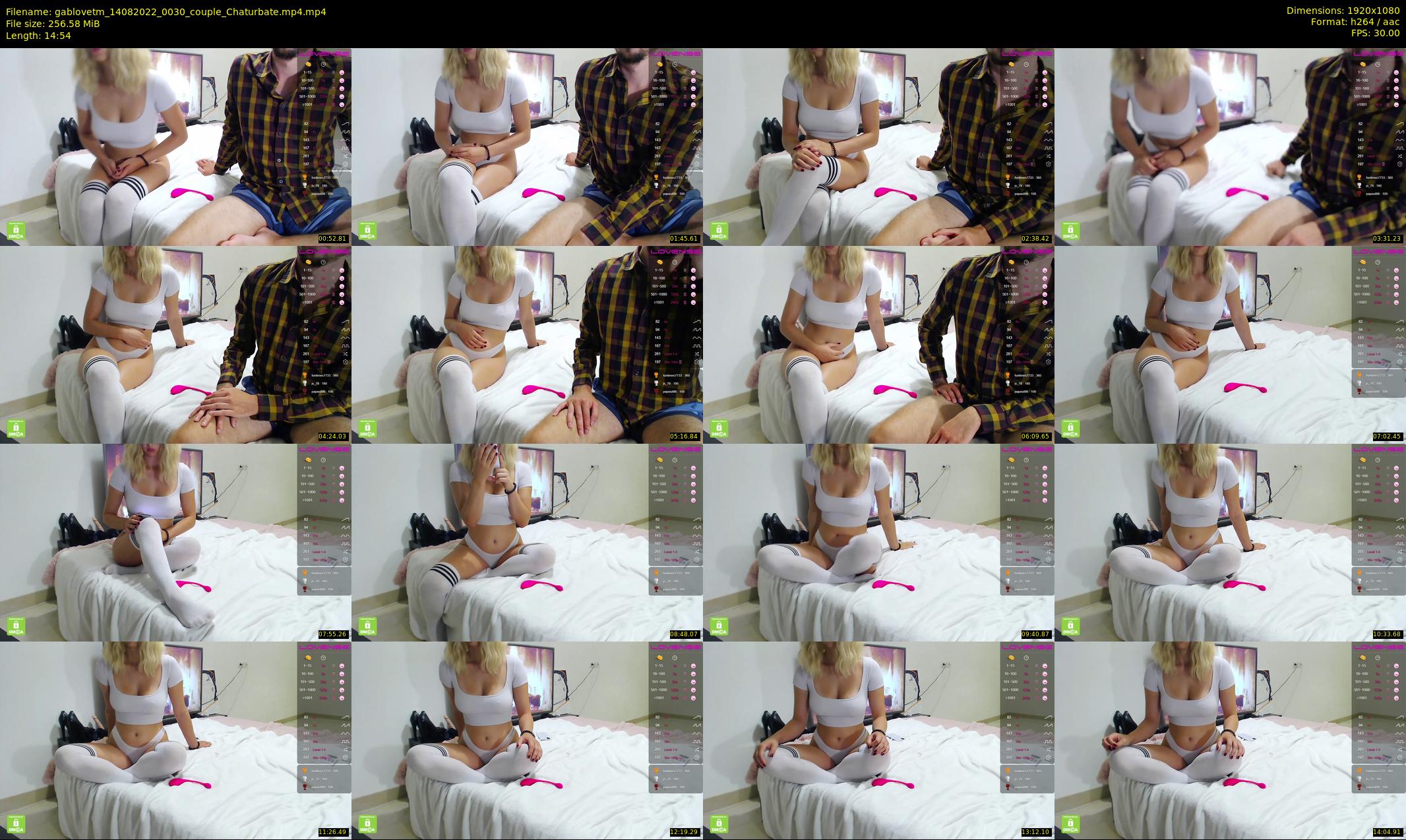gablovetm — 15 minute Chaturbate couple cam show recording, 1080p, Aug 14, 2022