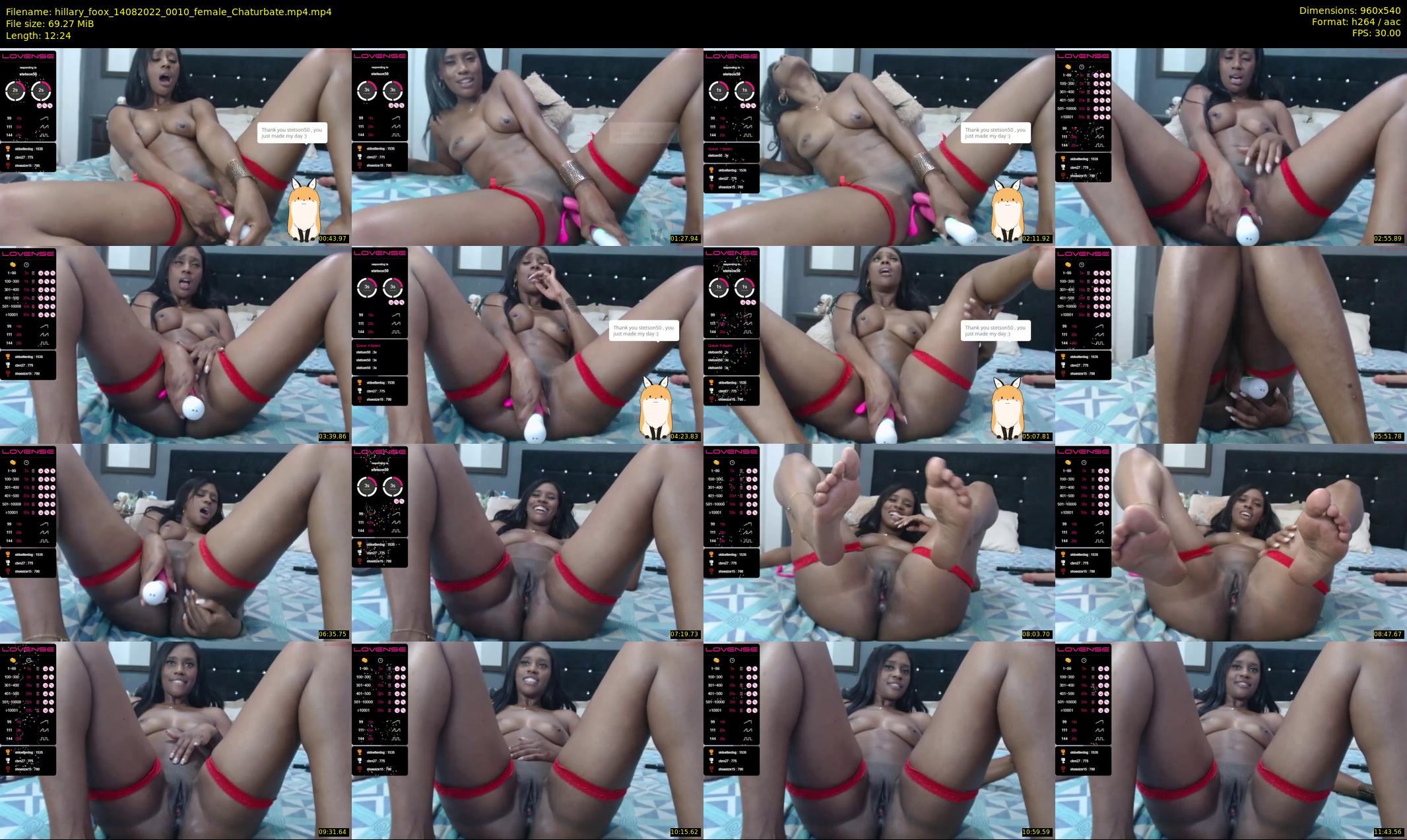 hillary_foox — 13 minute Chaturbate female cam show recording, 480p, Aug 14, 2022
