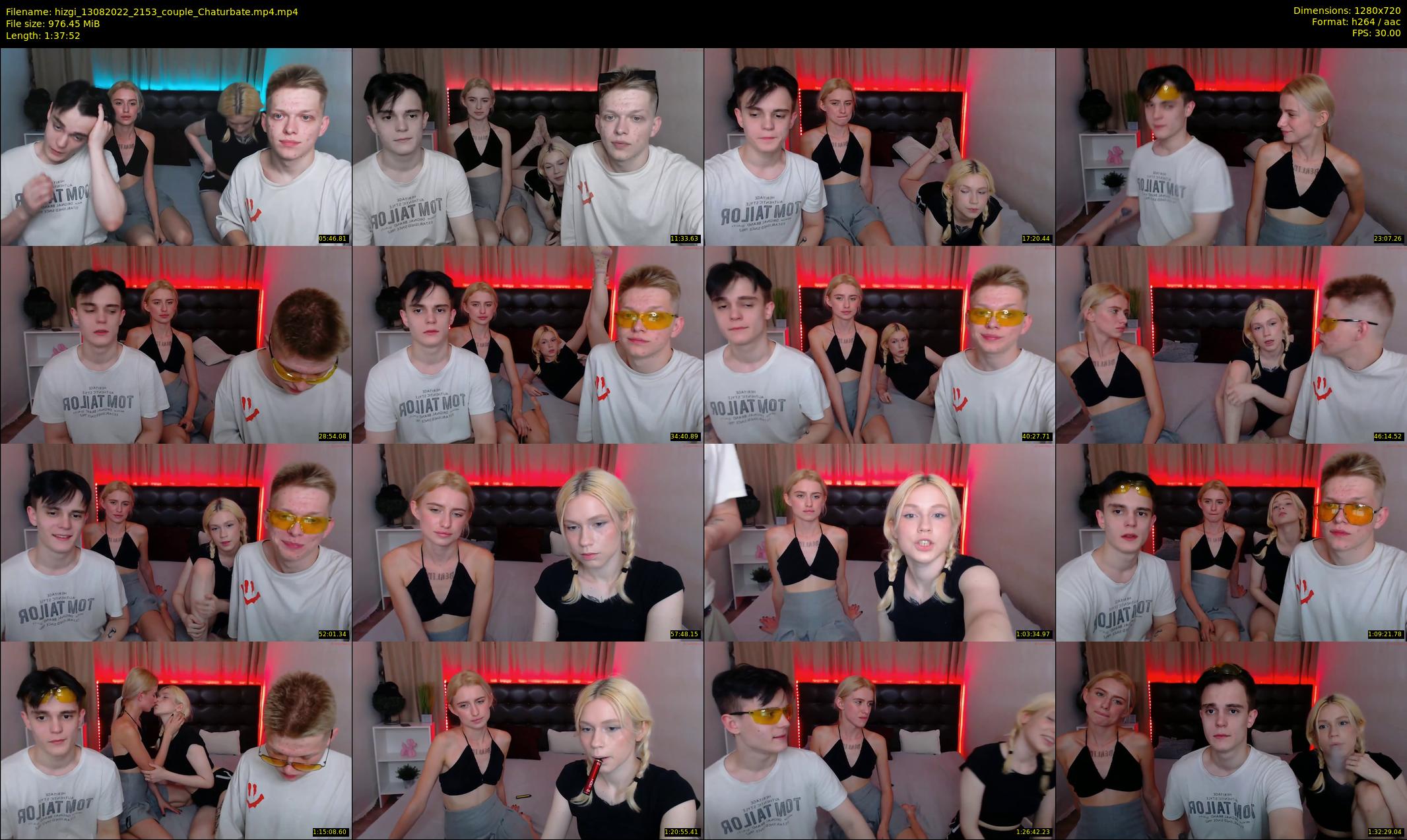 hizgi — 98 minute Chaturbate couple cam show recording, 720p, Aug 13, 2022