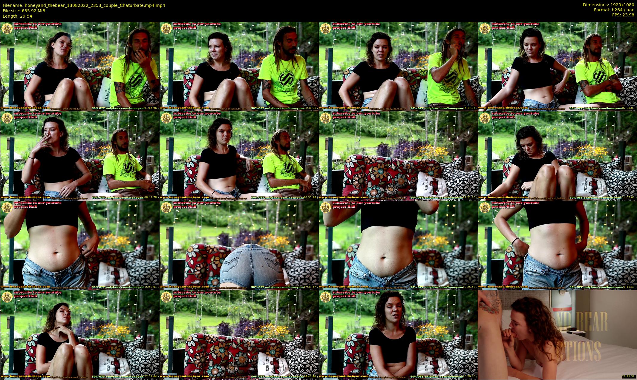 honeyand_thebear — 30 minute Chaturbate couple cam show recording, 1080p, Aug 13, 2022