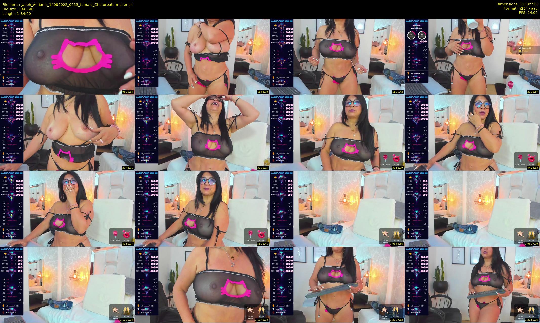 jadeh_williams — 94 minute Chaturbate female cam show recording, 720p, Aug 14, 2022