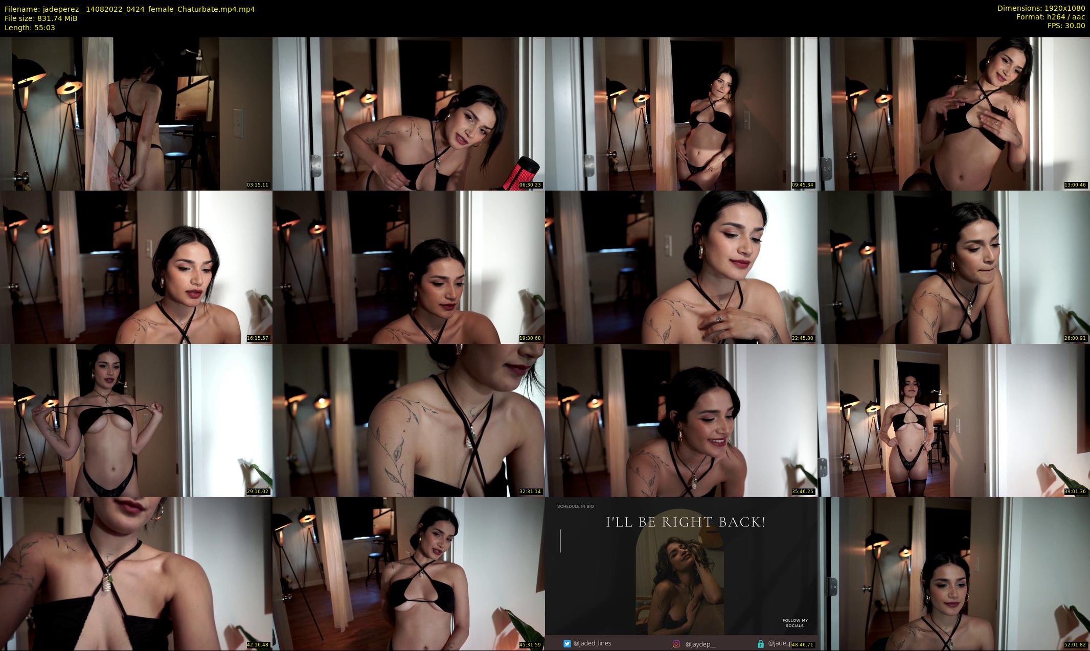 jadeperez_ — 56 minute Chaturbate female cam show recording, 1080p, Aug 14, 2022