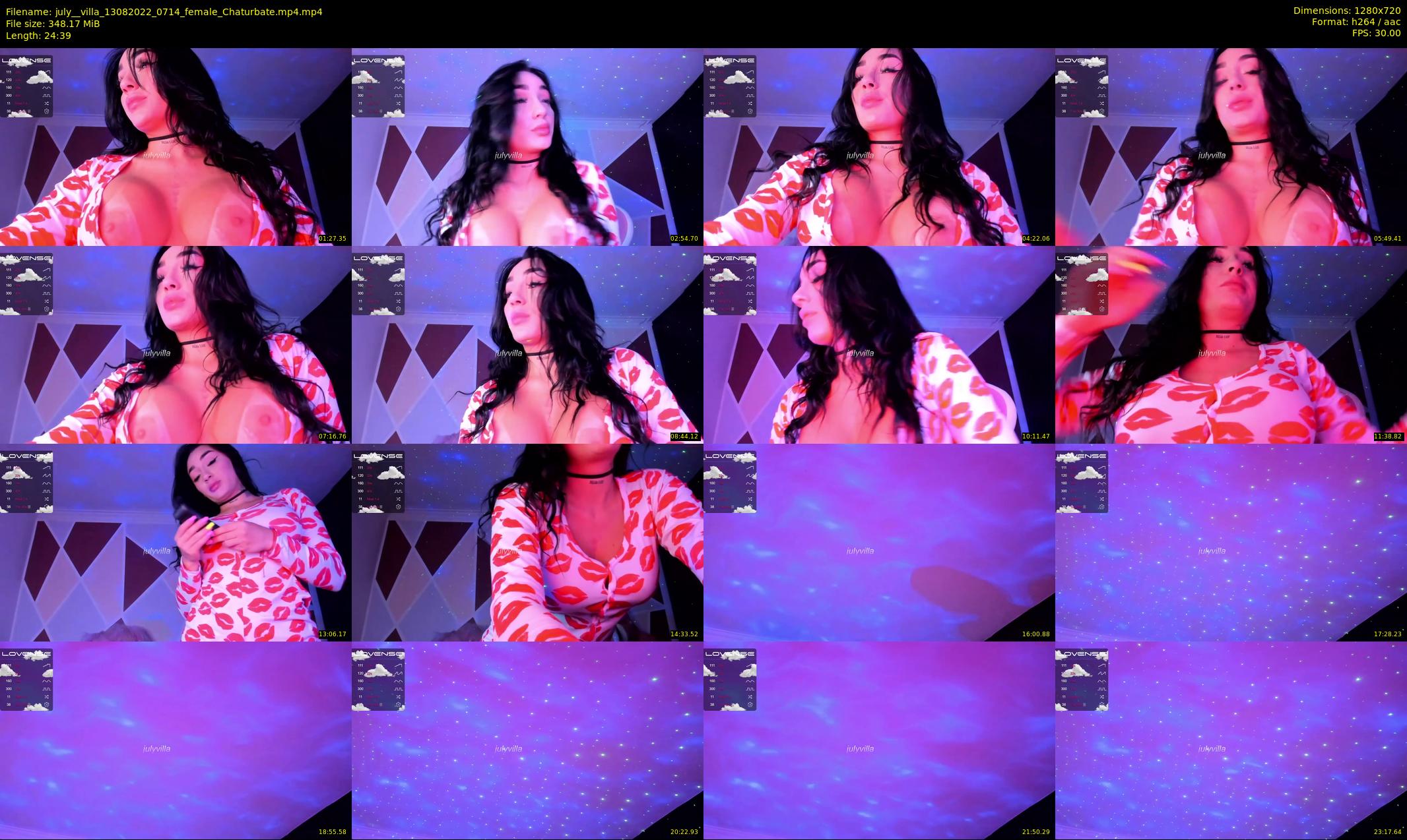 july__villa — 25 minute Chaturbate female cam show recording, 720p, Aug 13, 2022