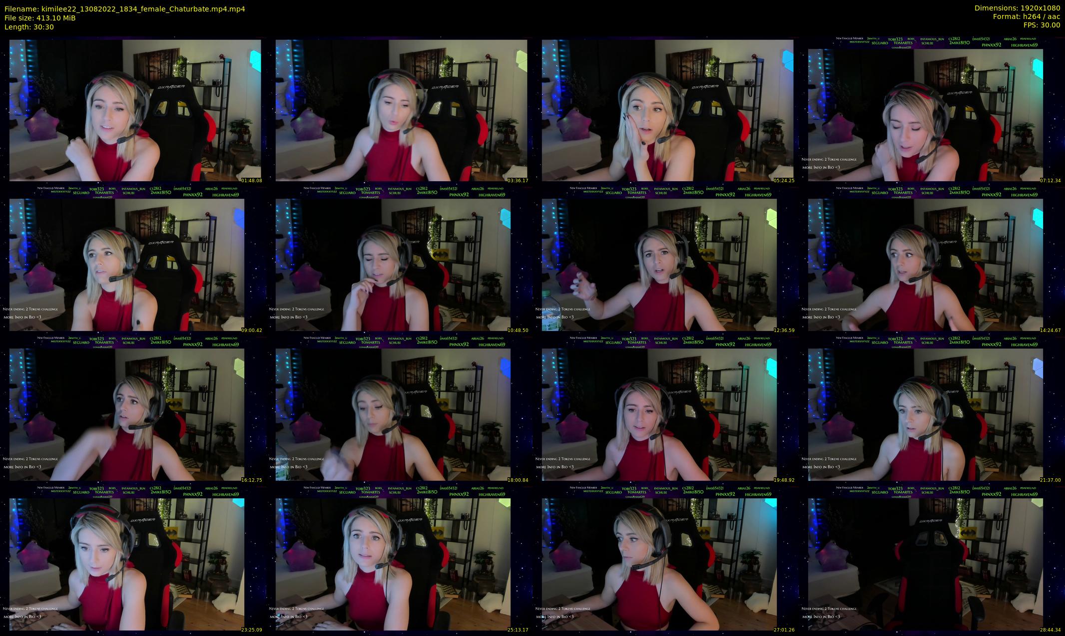 kimilee22 — 31 minute Chaturbate female cam show recording, 1080p, Aug 13, 2022