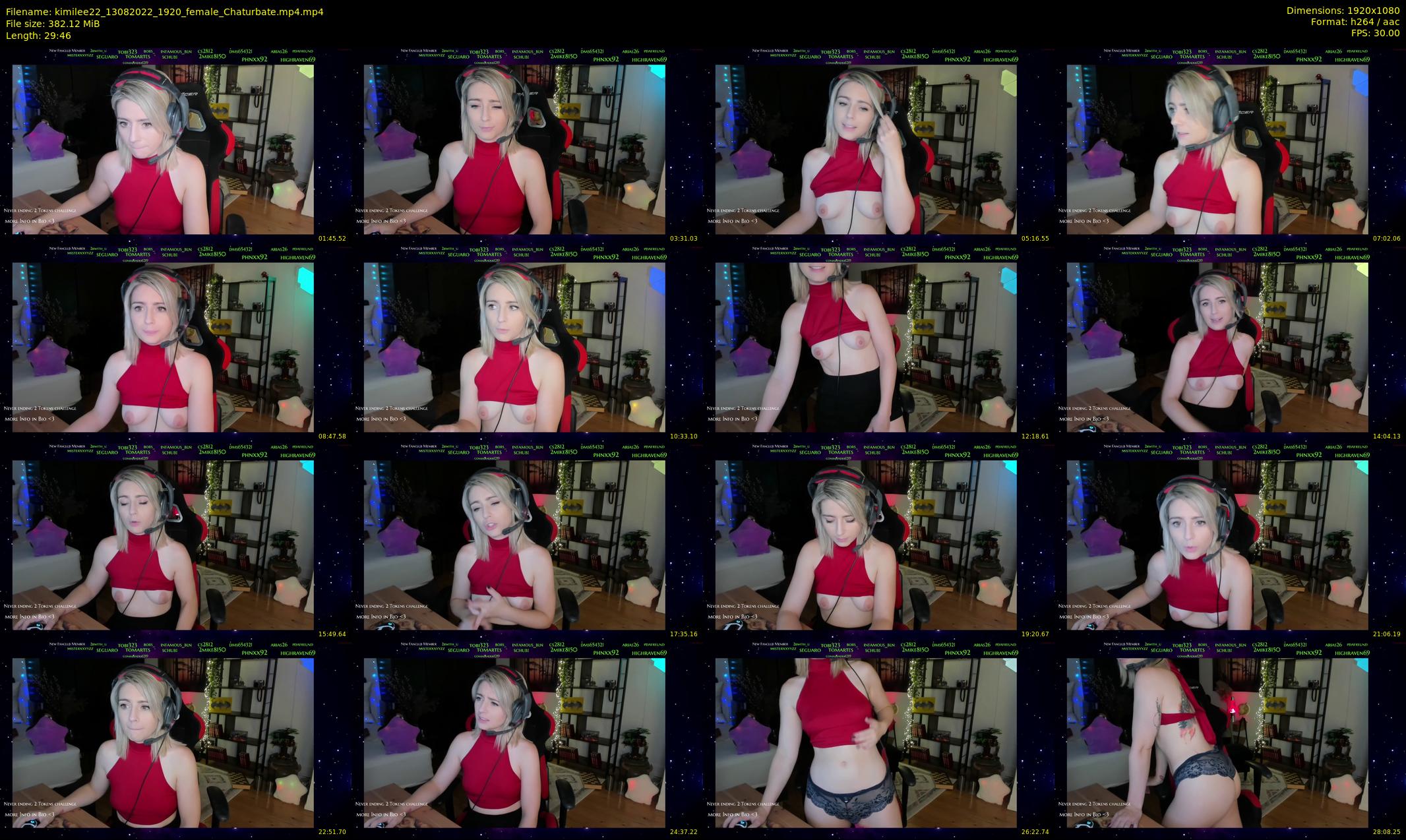 kimilee22 — 30 minute Chaturbate female cam show recording, 1080p, Aug 13, 2022