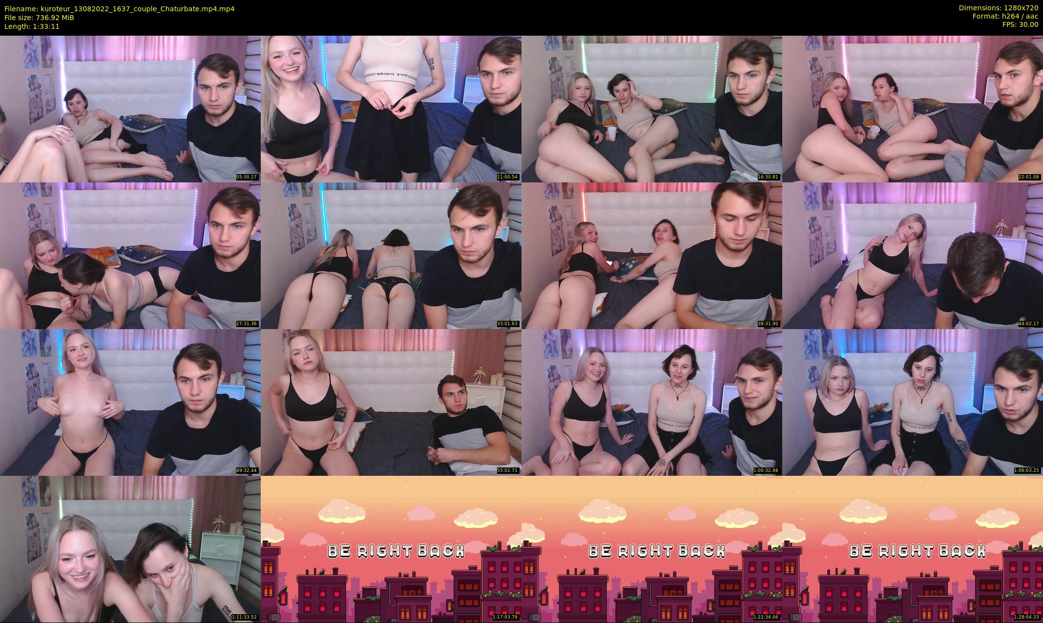 kuroteur — 94 minute Chaturbate couple cam show recording, 720p, Aug 13, 2022