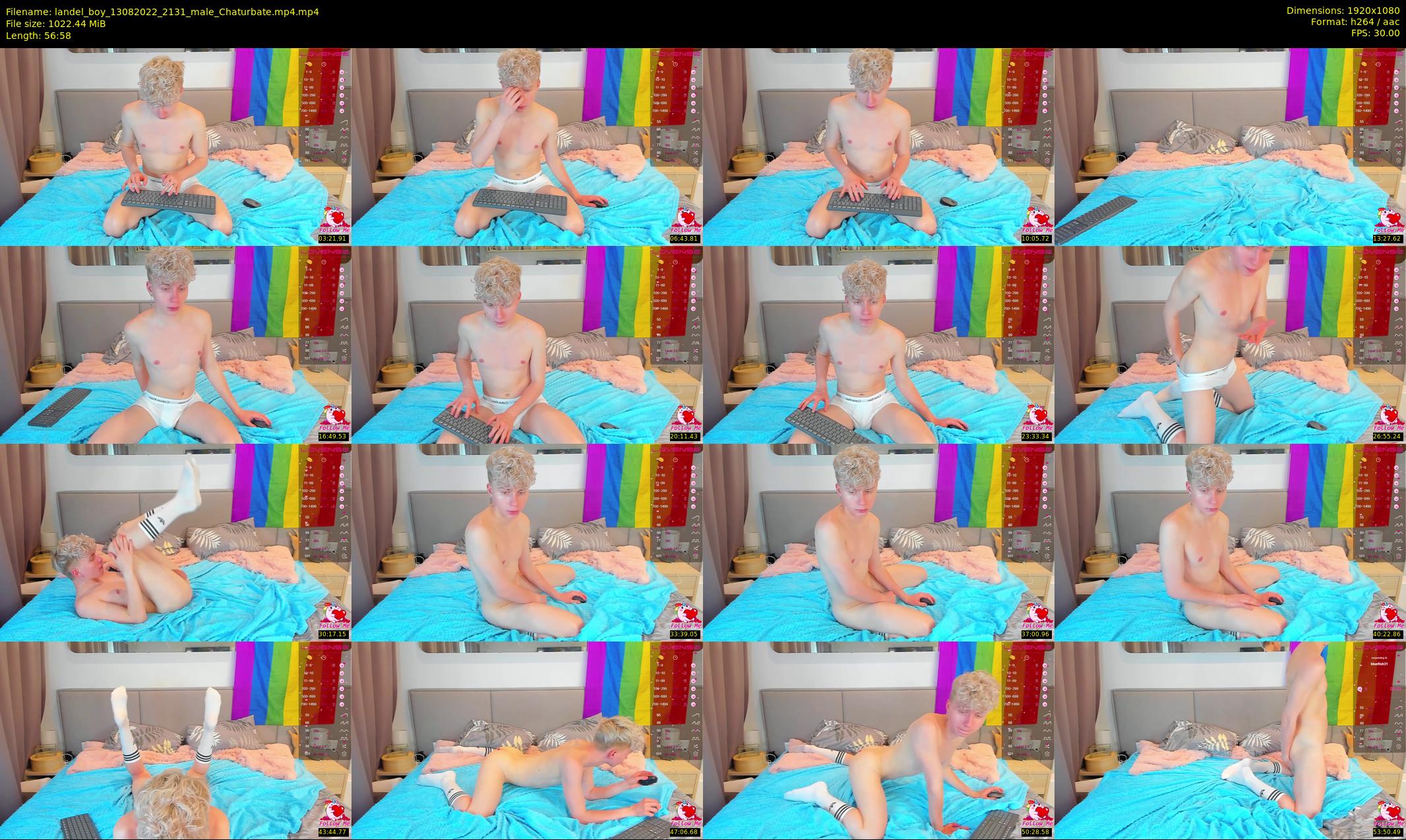 landel_boy — 57 minute Chaturbate male cam show recording, 1080p, Aug 13, 2022