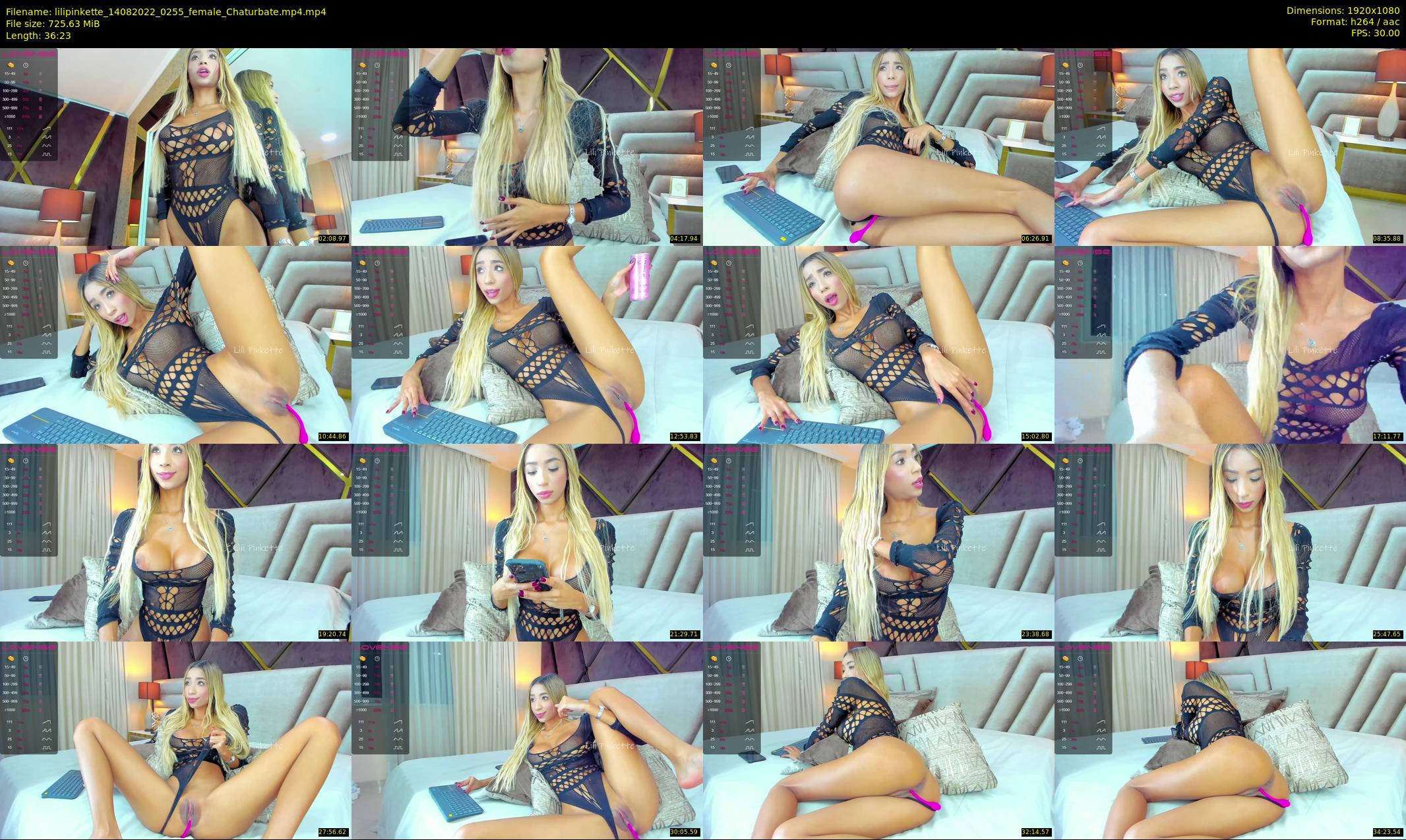 lilipinkette — 37 minute Chaturbate female cam show recording, 1080p, Aug 14, 2022