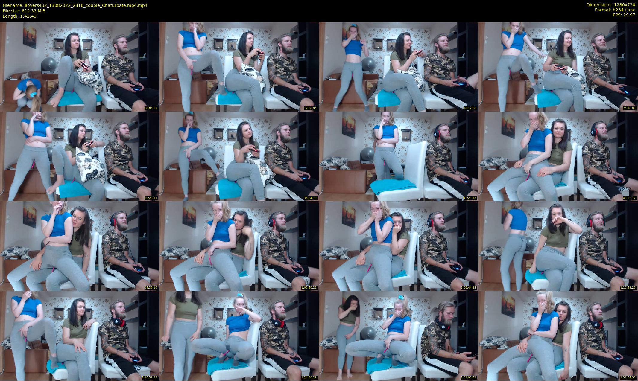 llovers4u2 — 103 minute Chaturbate couple cam show recording, 720p, Aug 13, 2022