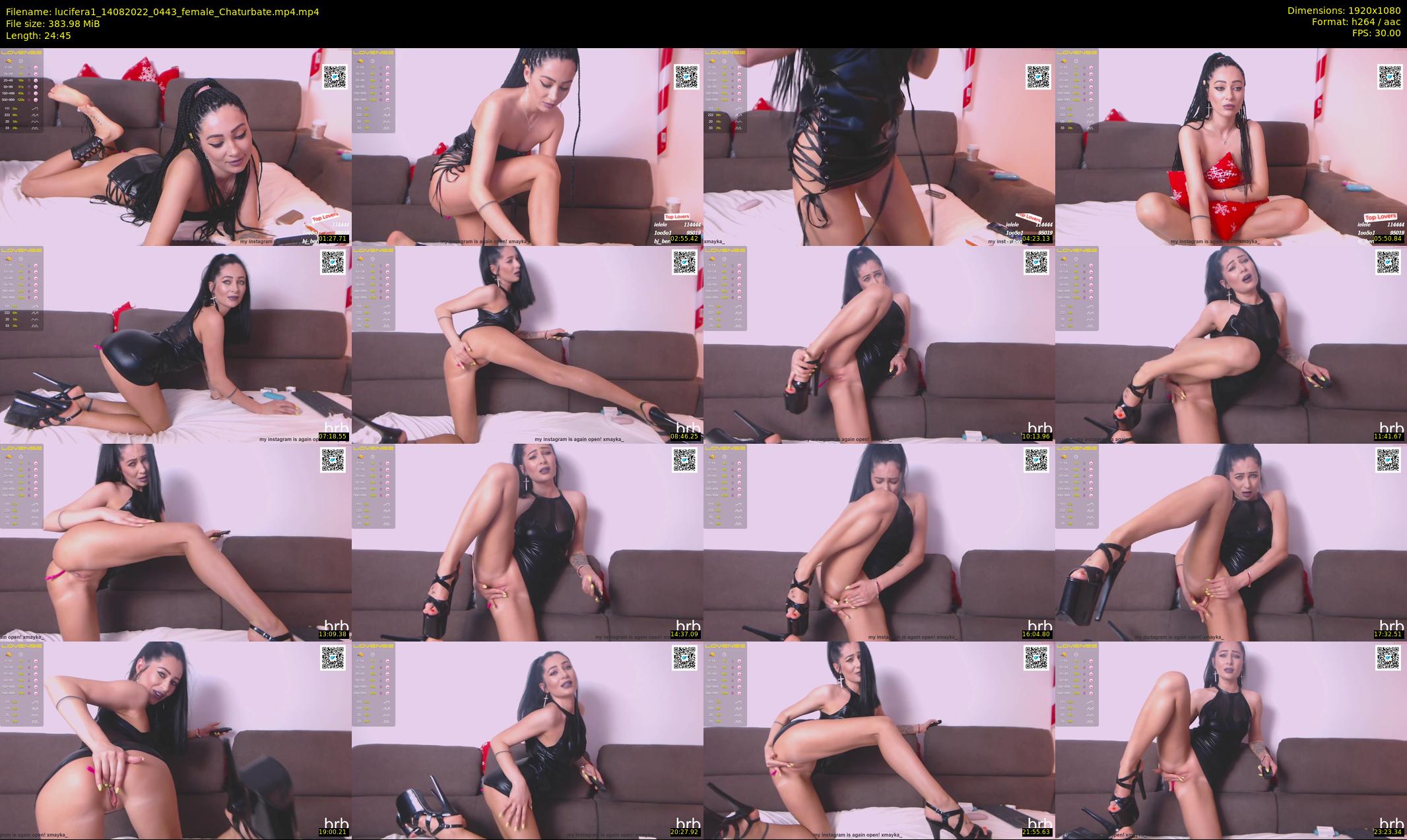 lucifera1 — 25 minute Chaturbate female cam show recording, 1080p, Aug 14, 2022