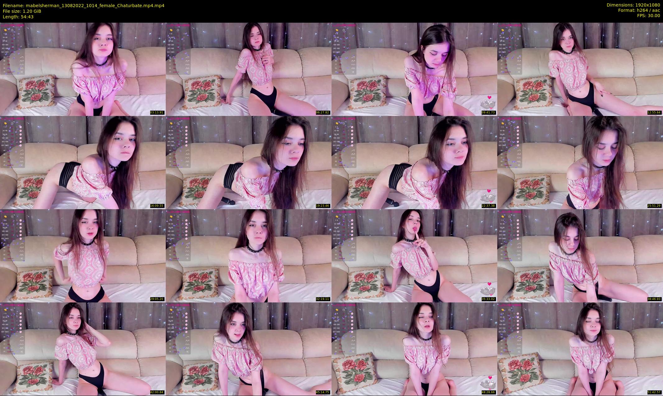 mabelsherman — 55 minute Chaturbate couple cam show recording, 1080p, Aug 13, 2022