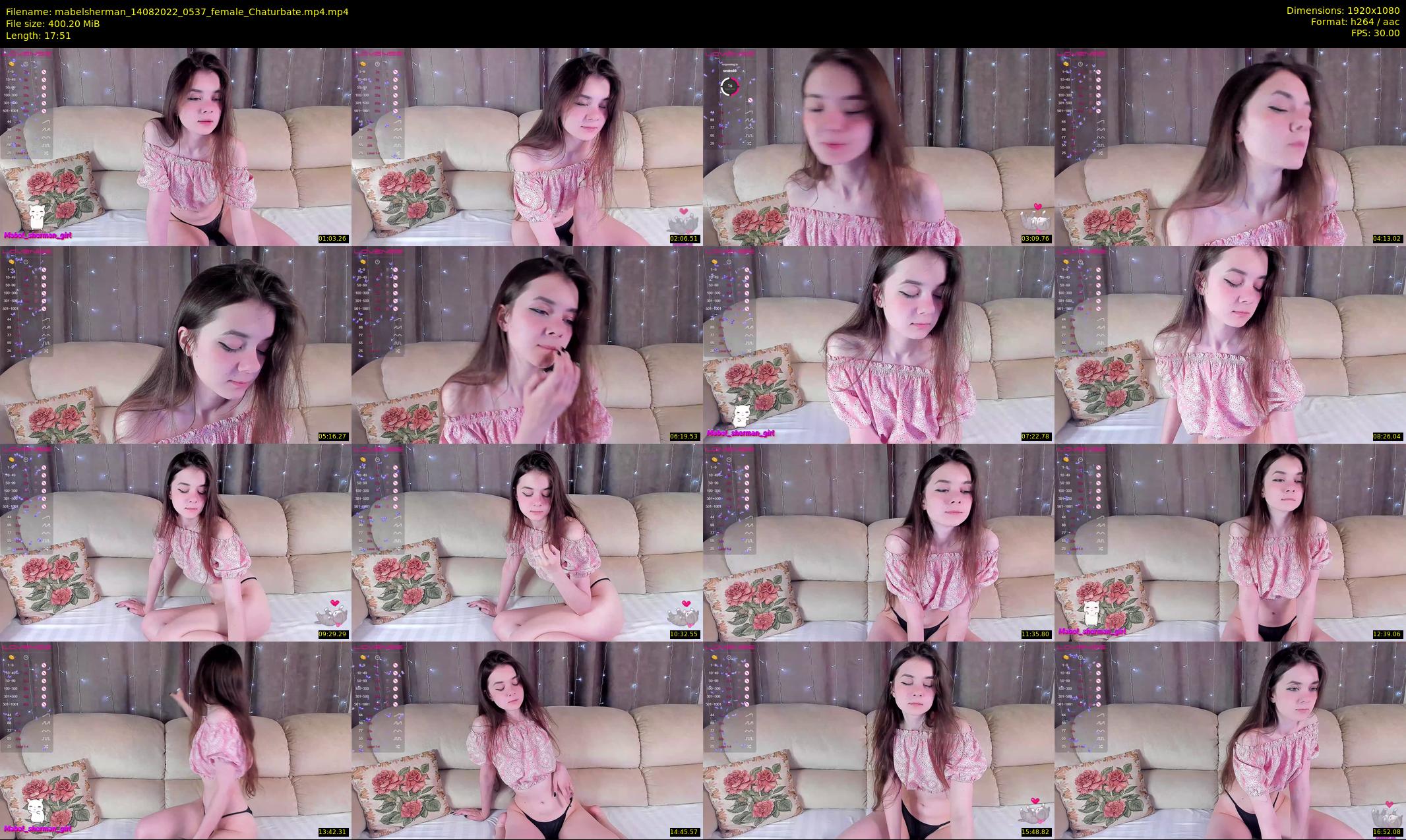 mabelsherman — 18 minute Chaturbate couple cam show recording, 1080p, Aug 14, 2022