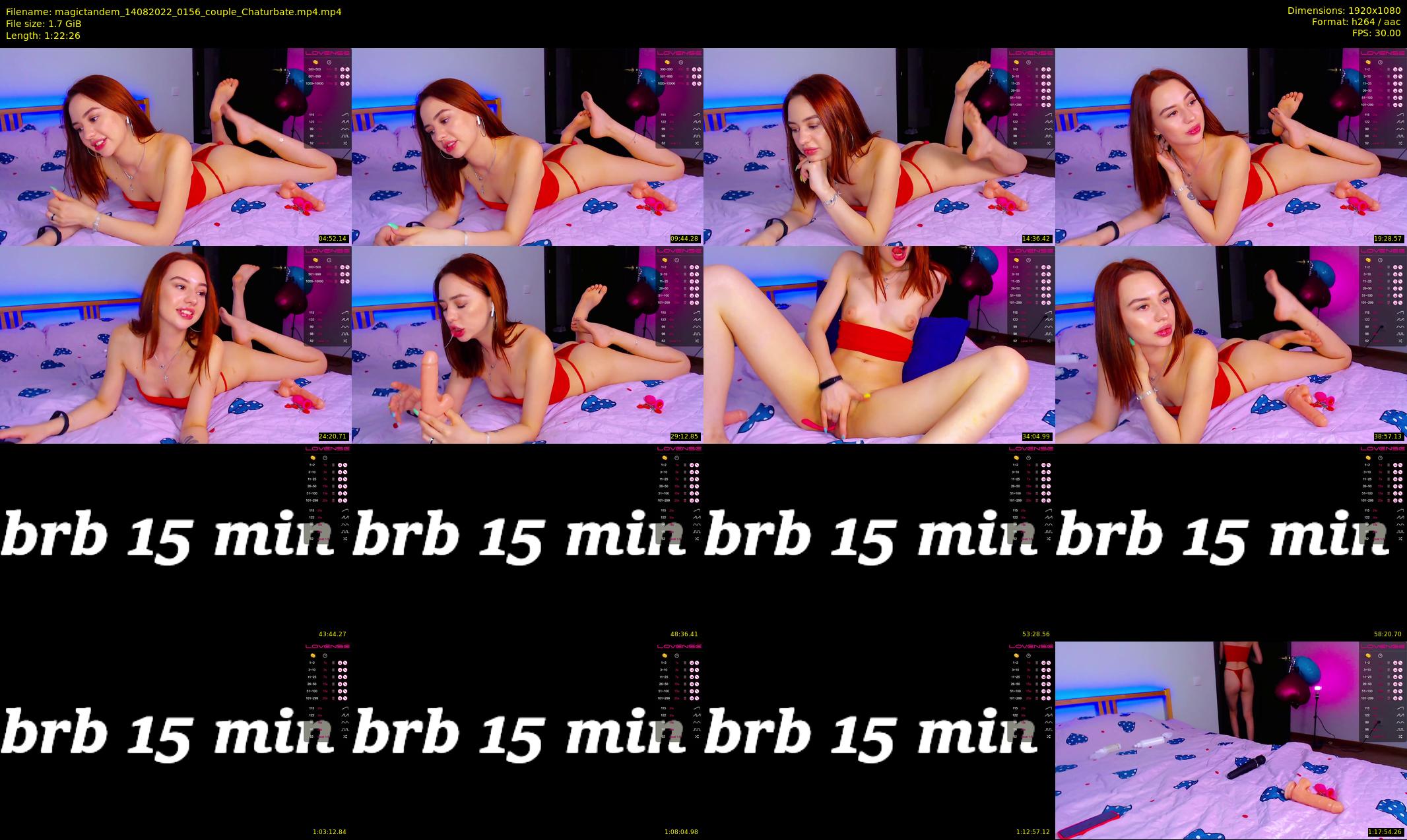 magictandem — 83 minute Chaturbate couple cam show recording, 1080p, Aug 14, 2022