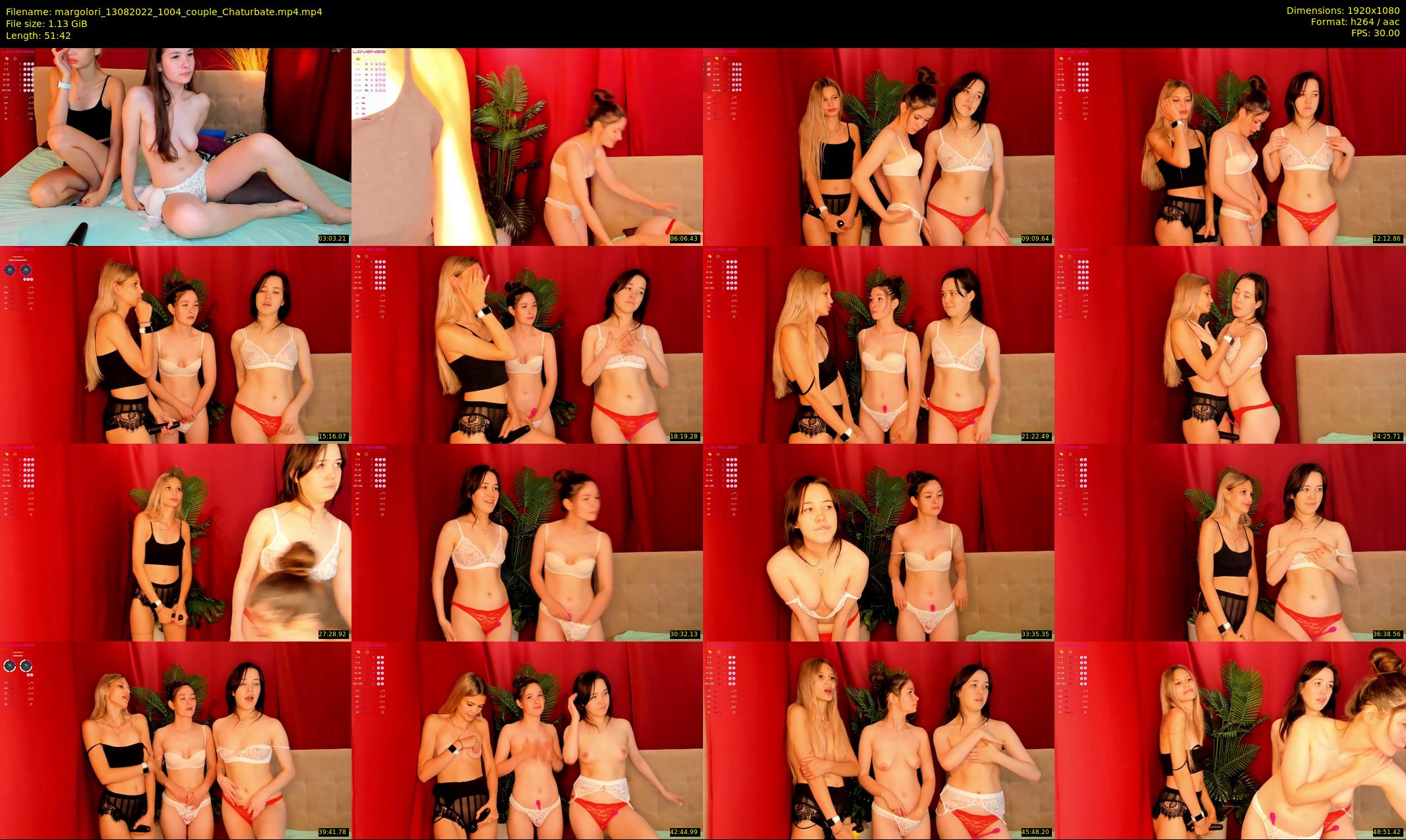 margolori — 52 minute Chaturbate couple cam show recording, 1080p, Aug 13, 2022