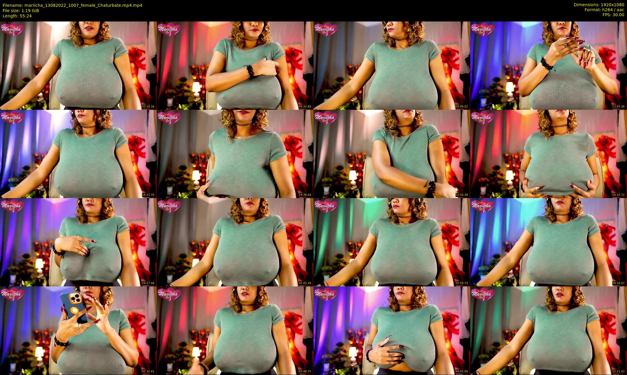mariicha — 56 minute Chaturbate female cam show recording, 1080p, Aug 13, 2022
