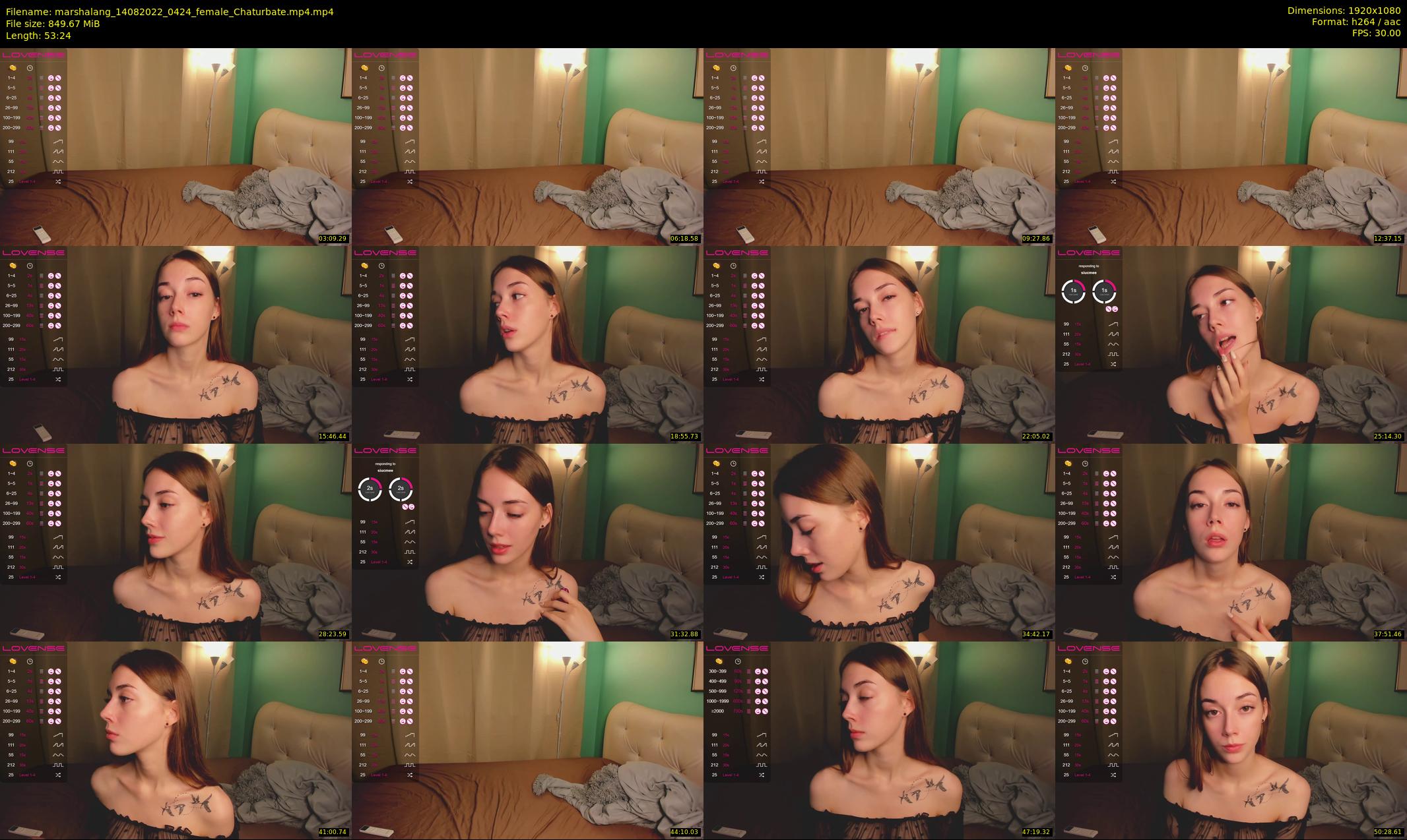 marshalang — 54 minute Chaturbate couple cam show recording, 1080p, Aug 14, 2022