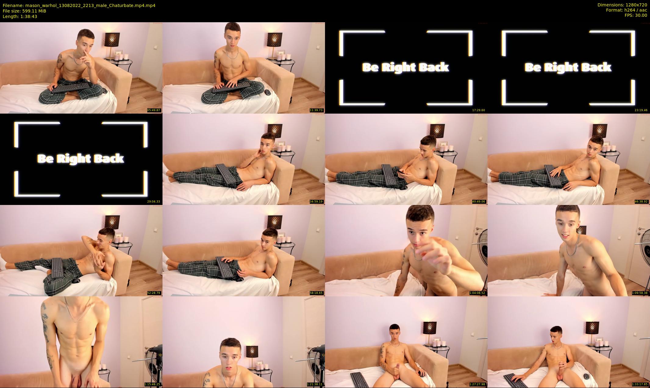 mason_warhol — 99 minute Chaturbate male cam show recording, 720p, Aug 13, 2022