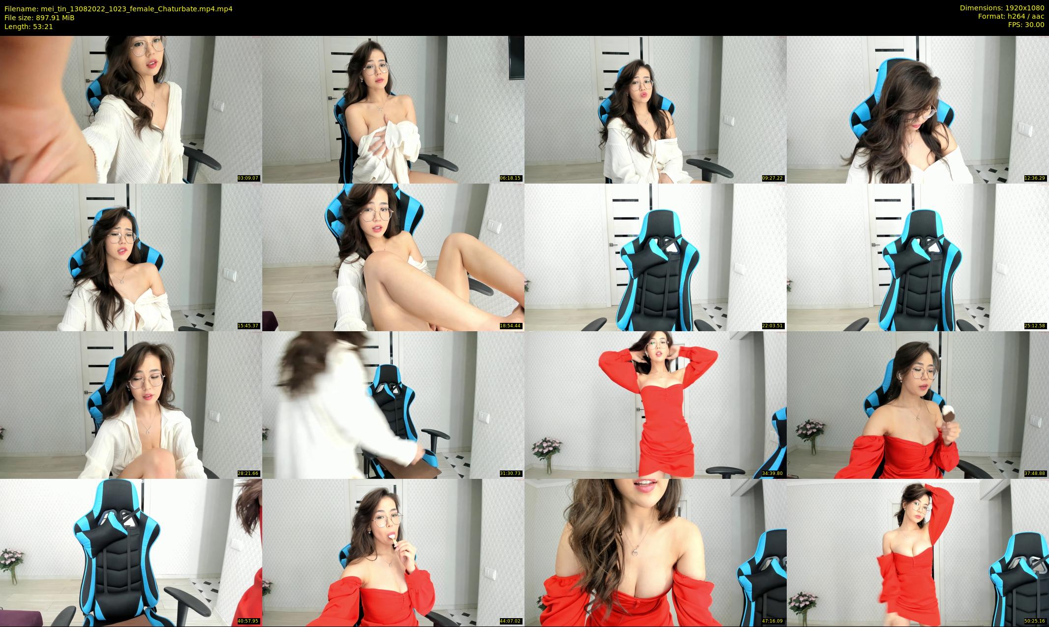 mei_tin — 54 minute Chaturbate female cam show recording, 1080p, Aug 13, 2022