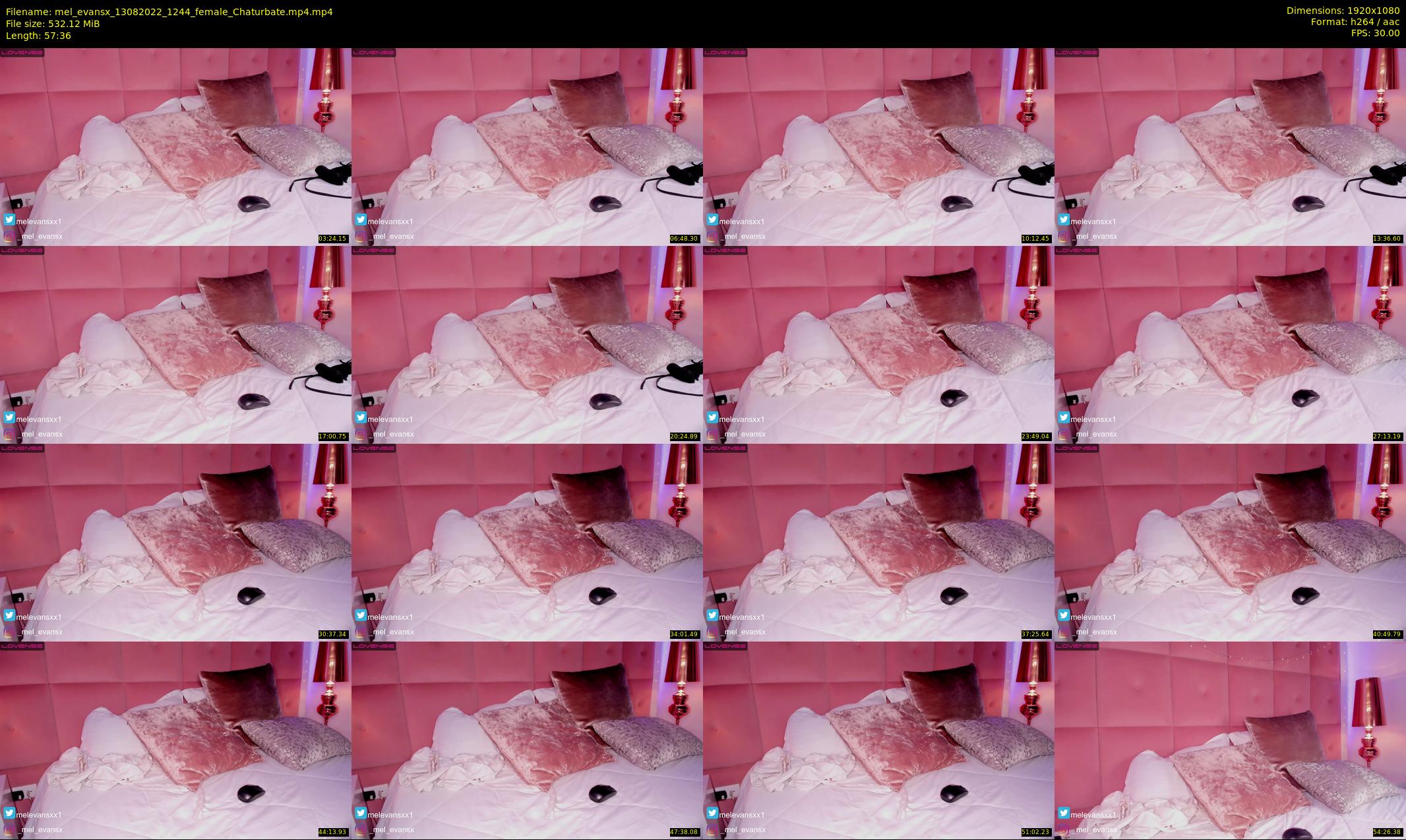 mel_evansx — 58 minute Chaturbate female cam show recording, 1080p, Aug 13, 2022