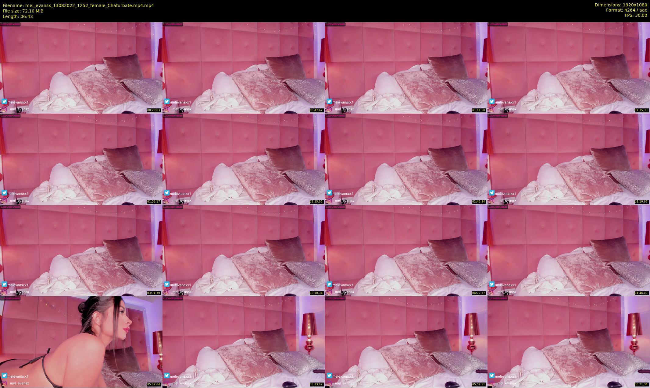 mel_evansx — 7 minute Chaturbate female cam show recording, 1080p, Aug 13, 2022