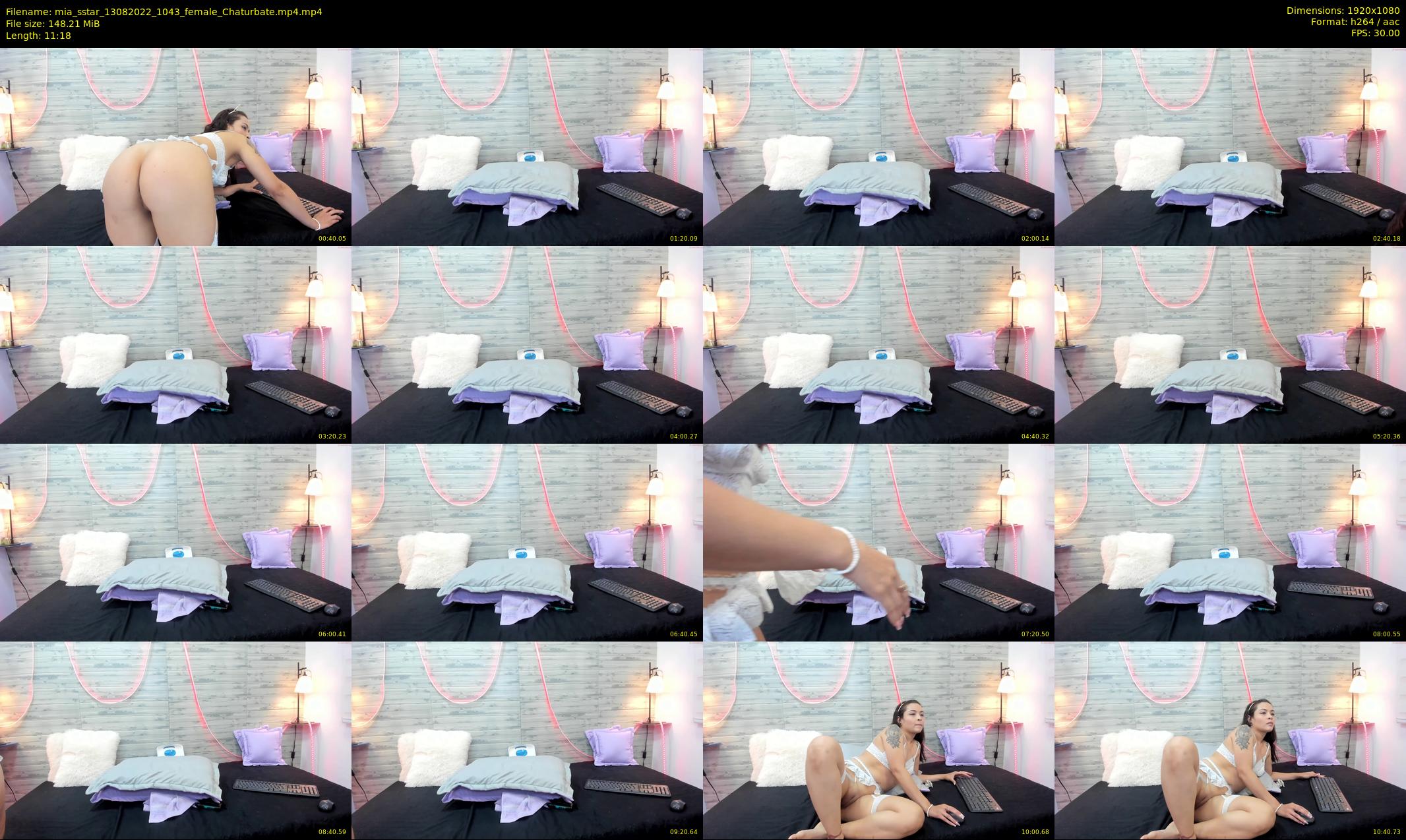 mia_sstar — 12 minute Chaturbate female cam show recording, 1080p, Aug 13, 2022