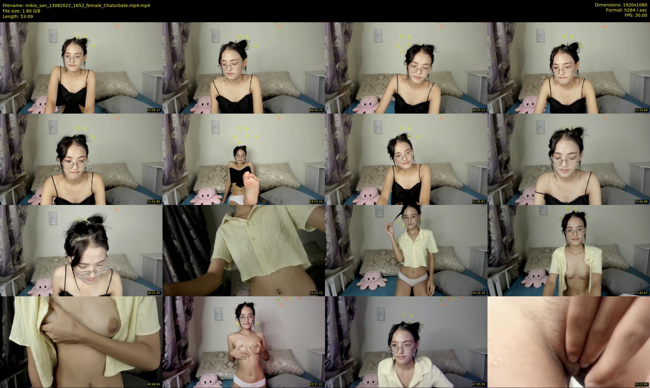mikio_san — 54 minute Chaturbate female cam show recording, 1080p, Aug 13, 2022
