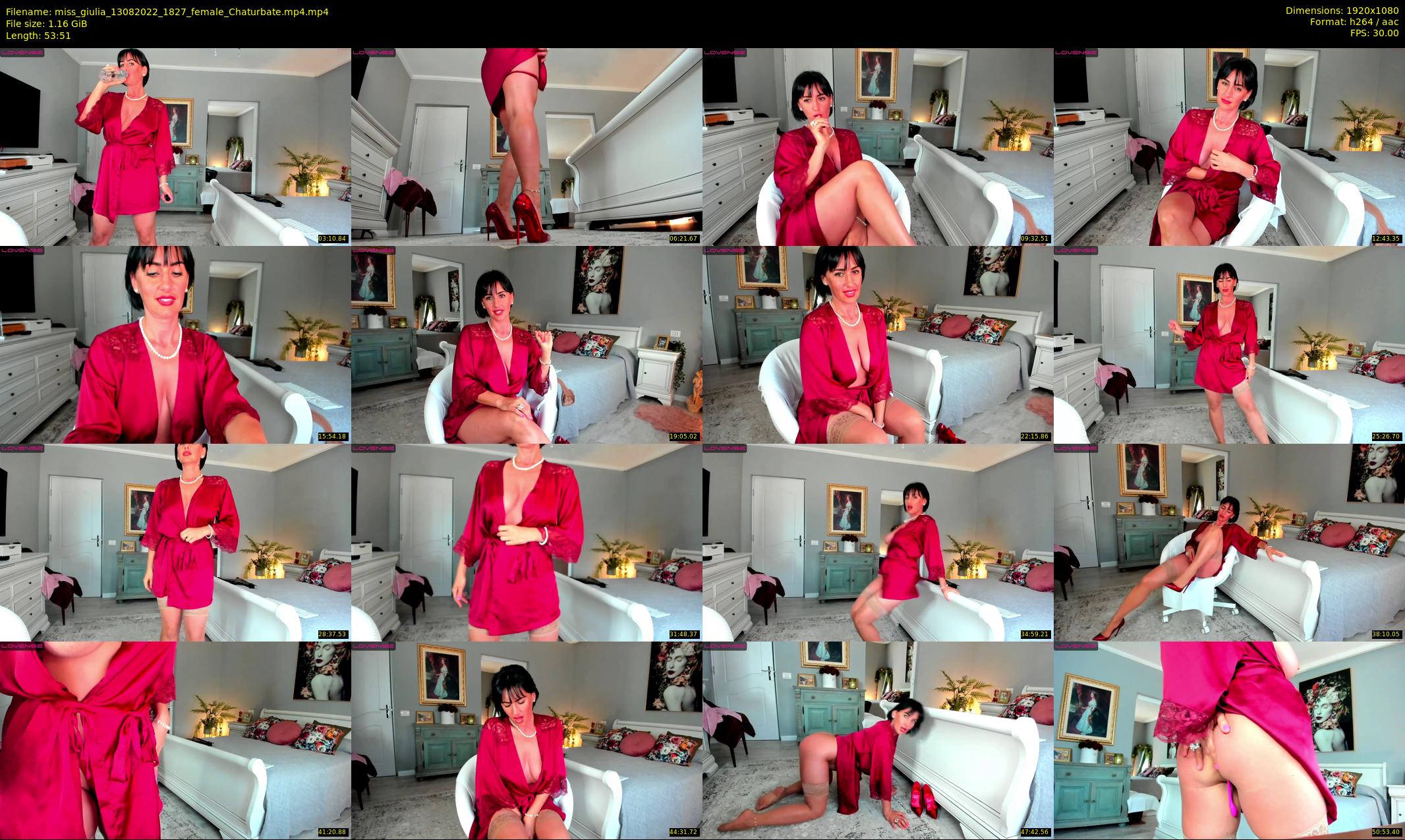 miss_giulia — 54 minute Chaturbate female cam show recording, 1080p, Aug 13, 2022