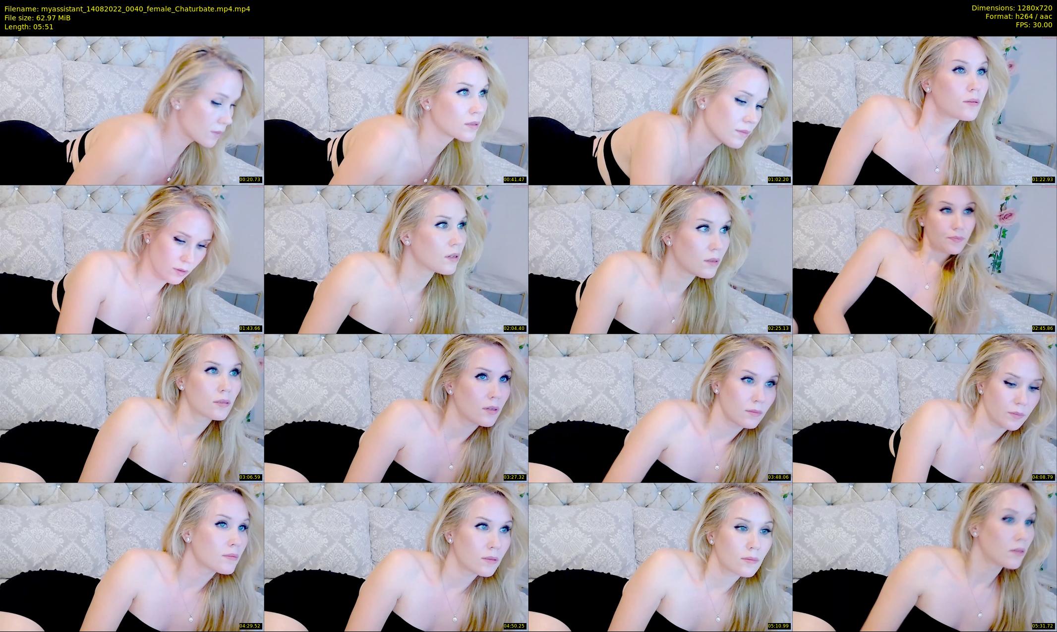 myassistant — 6 minute Chaturbate female cam show recording, 720p, Aug 14, 2022